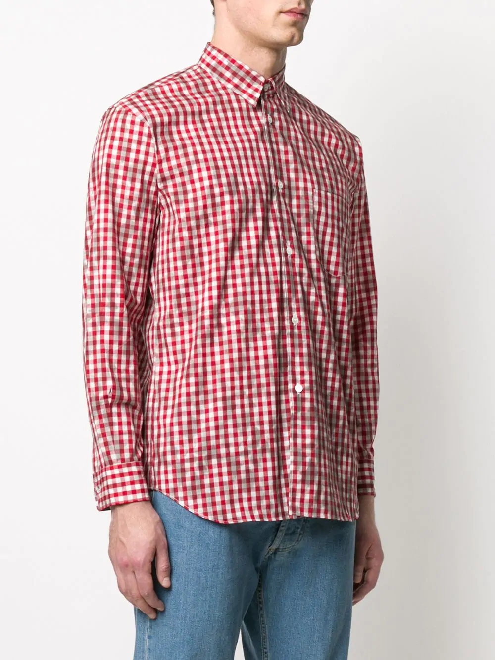 cotton checked shirt - 3