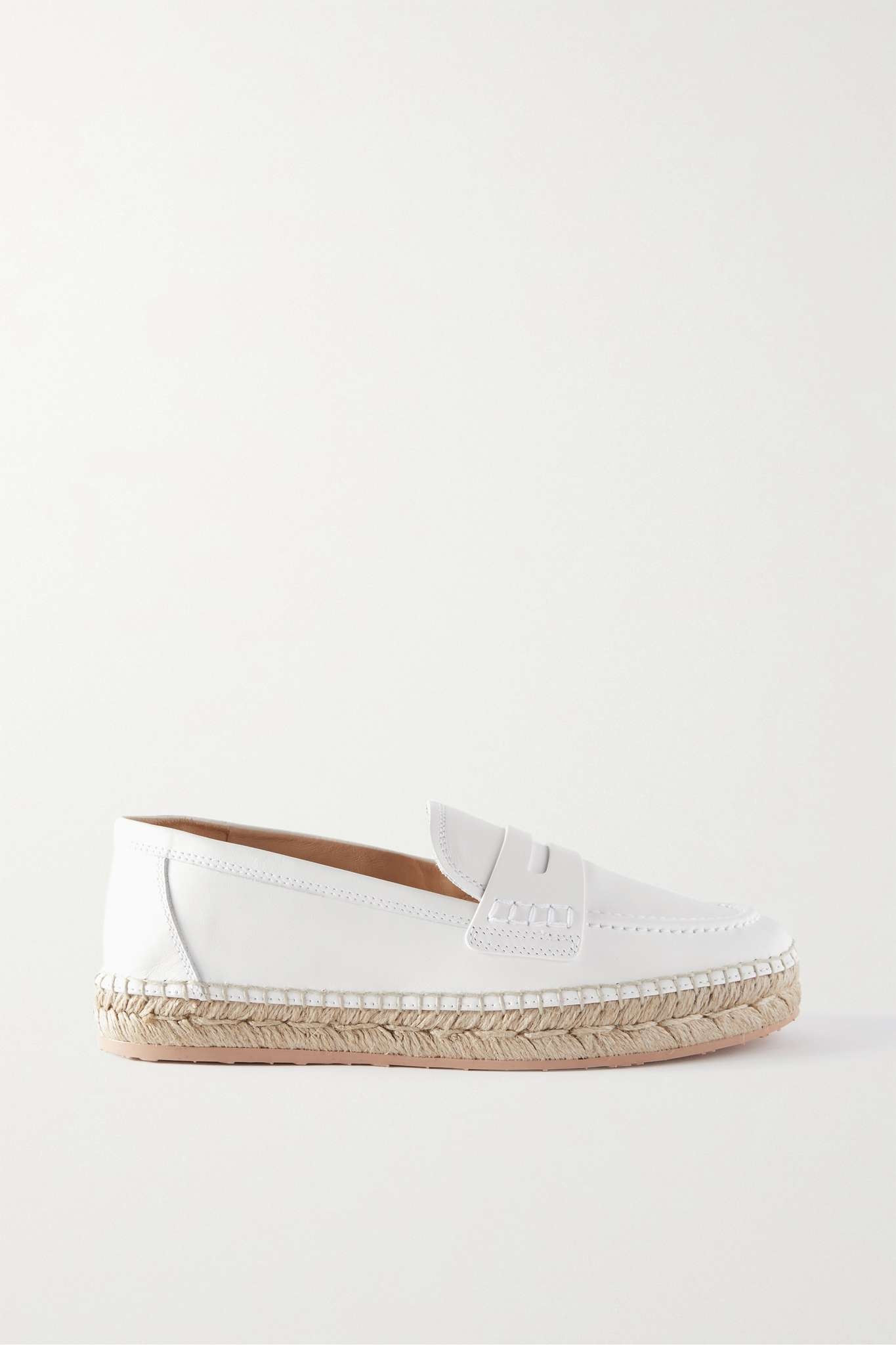 Alima leather espadrille loafers - 1