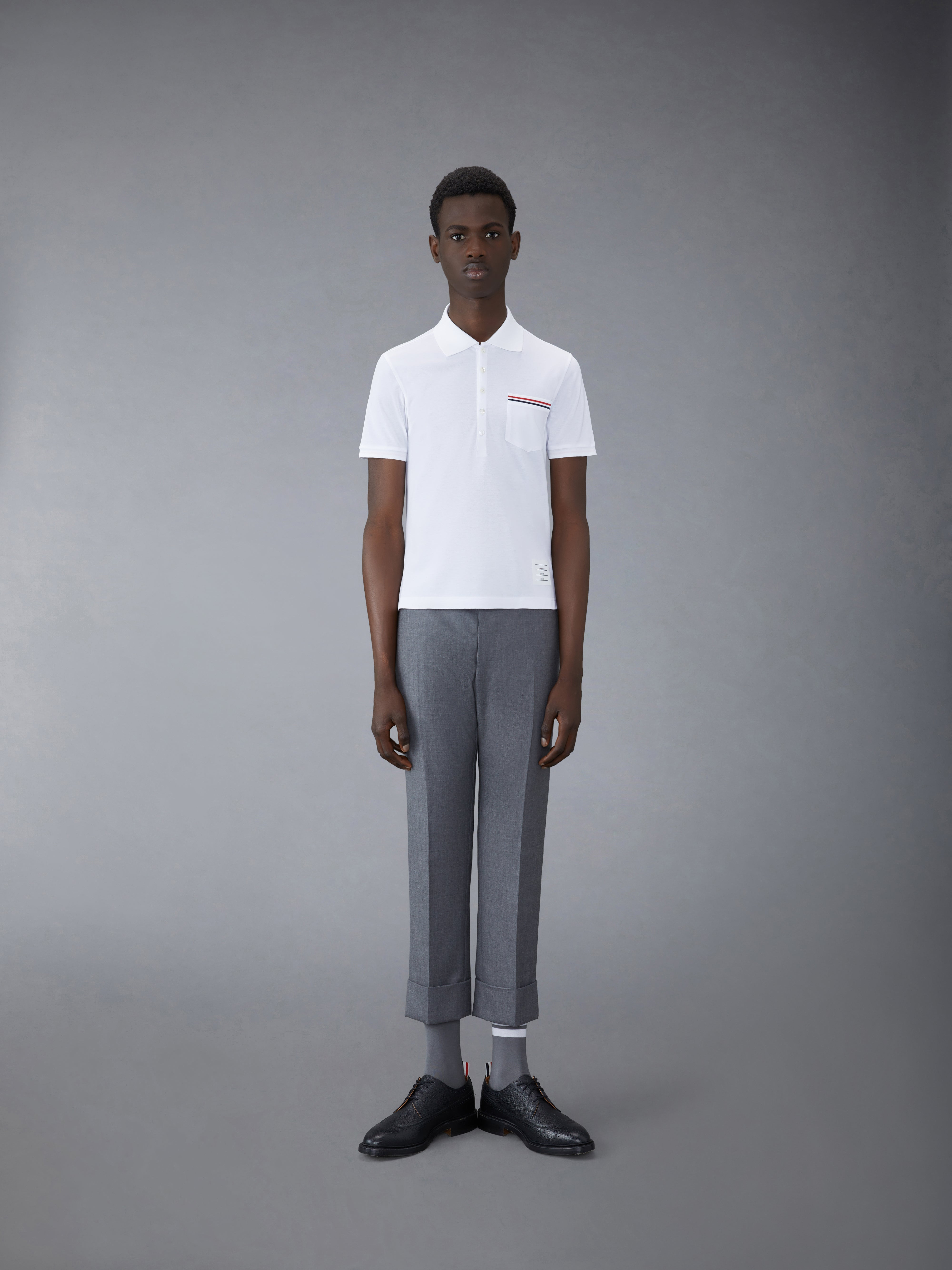chest pocket polo shirt - 3