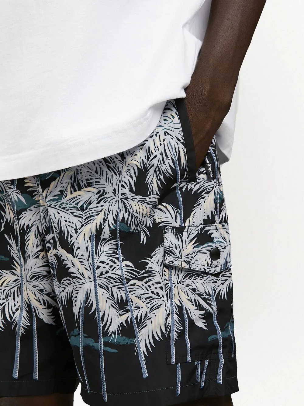 palm-print swimming shorts - 5