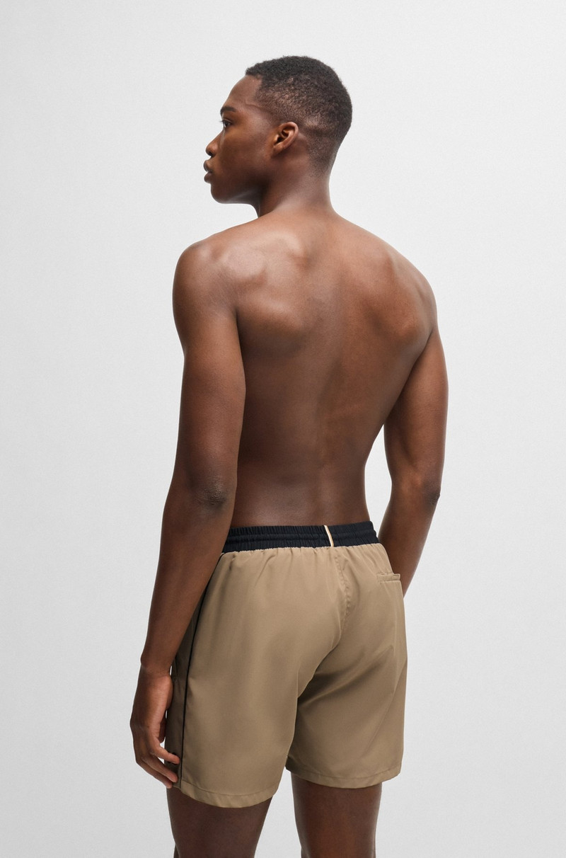 BOSS QUICK-DRY SWIM SHORTS WITH CONTRAST DETAILS outlook