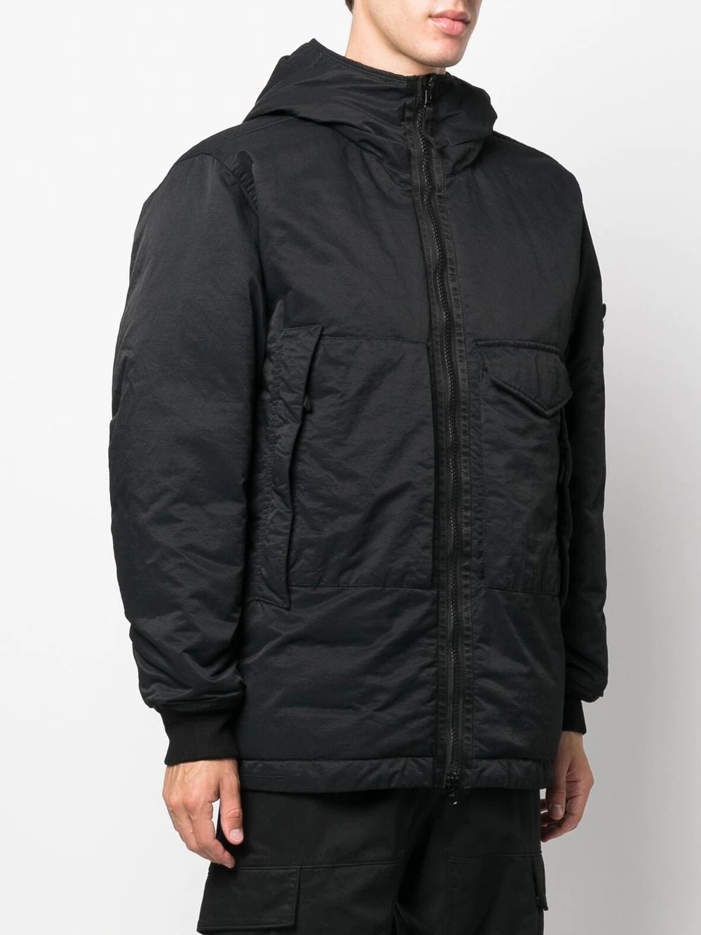 Compass patch padded jacket - 3