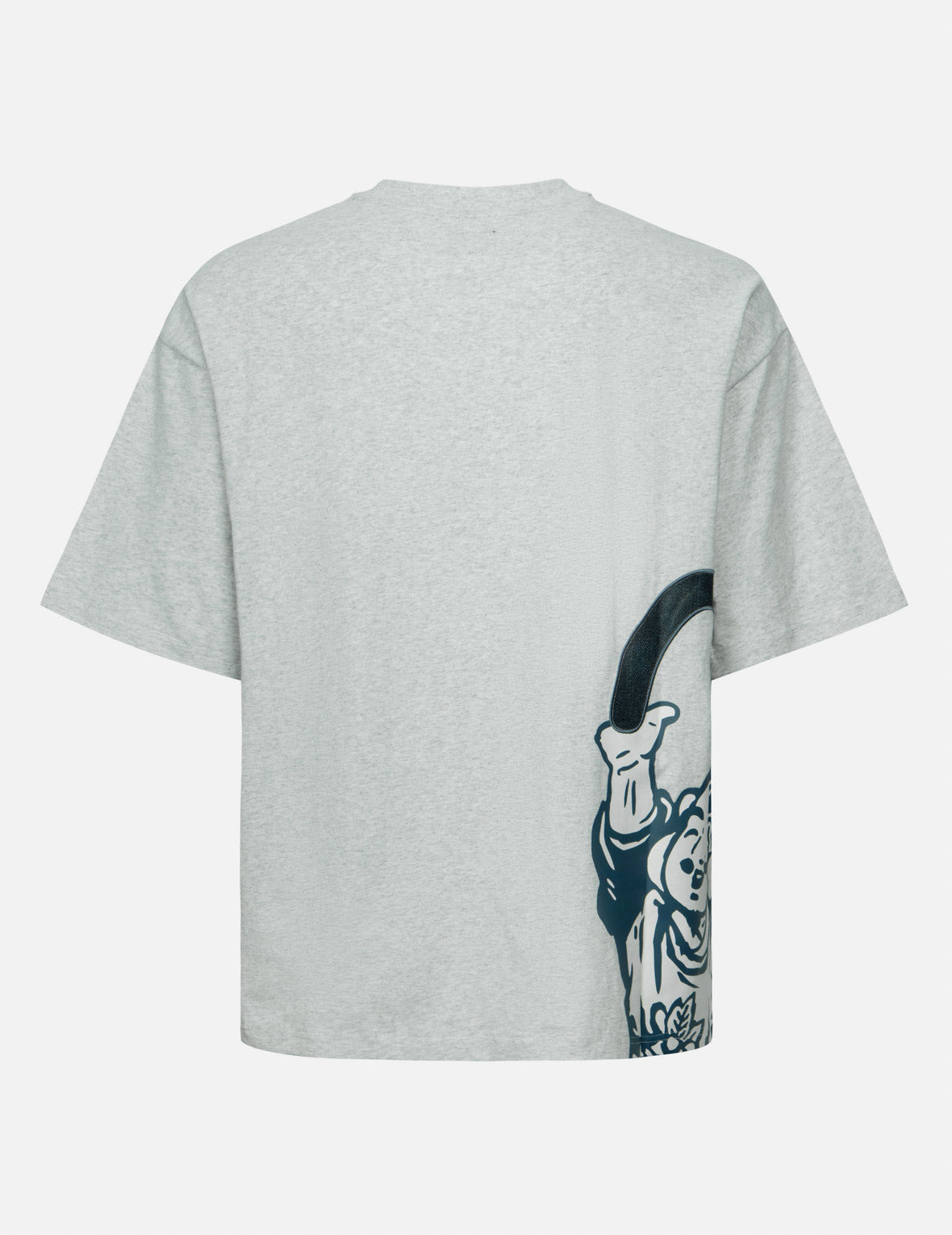 GODHEAD PRINT AND SEAGULL EMBROIDERY LOOSE FIT T-SHIRT - 2