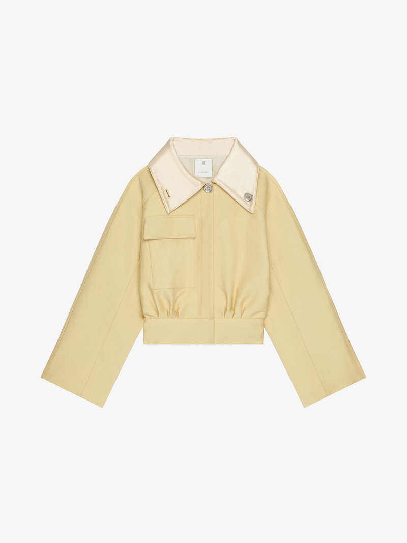 JACKET IN COTTON WITH ADJUSTABLE COLLAR 1