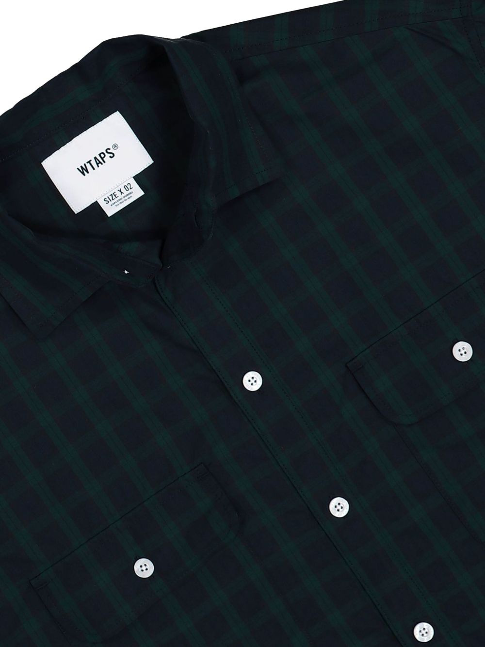 pocket-detail plaid shirt - 5