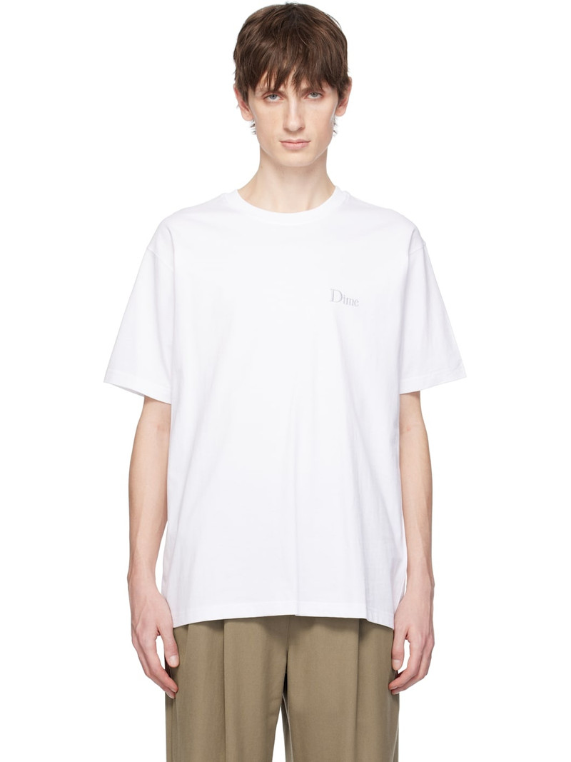 White Classic Small Logo T-shirt - 1