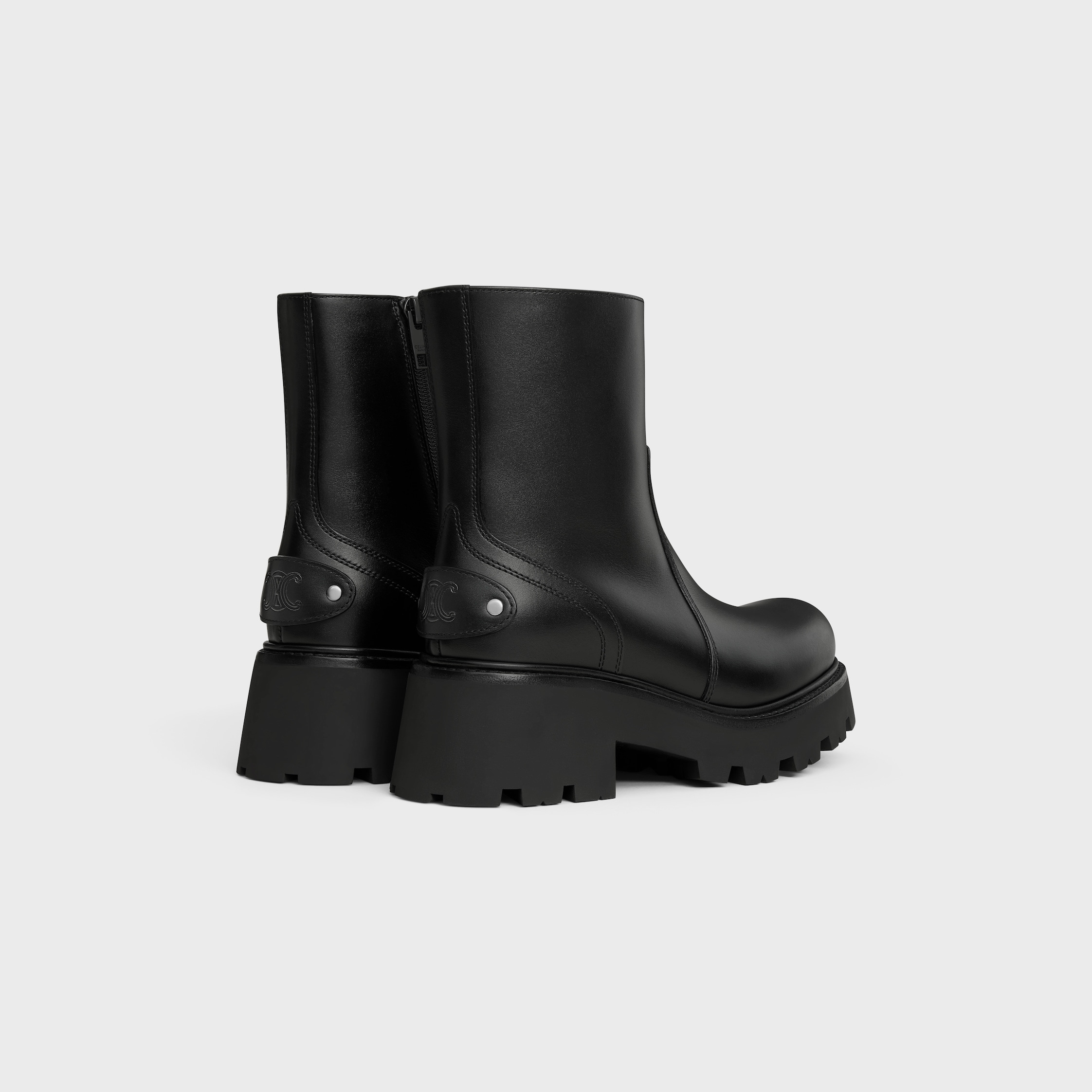 CELINE TRIOMPHE RANGERS ZIPPED BOOT in Calfskin - 3