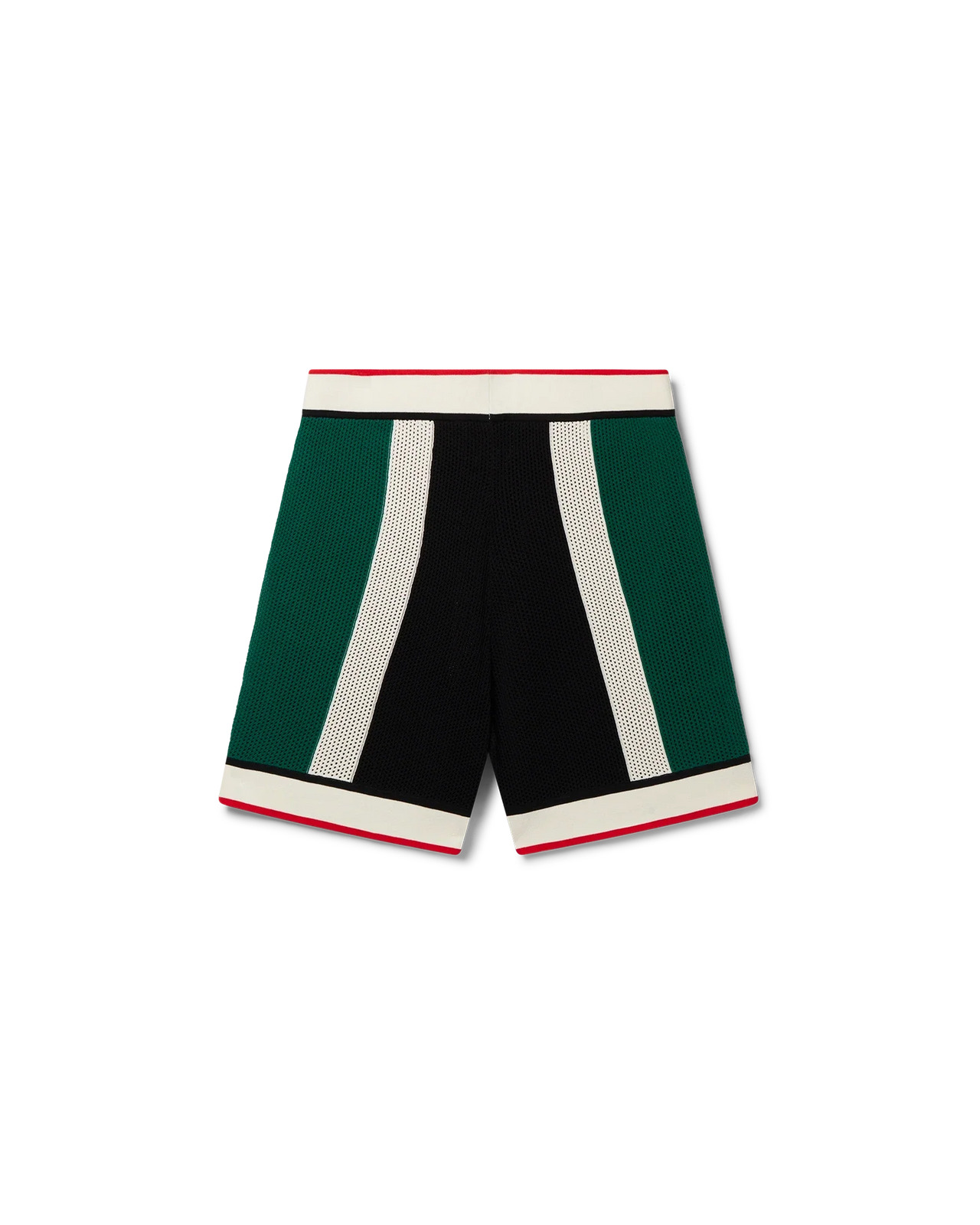 Striped Mesh Shorts - 2