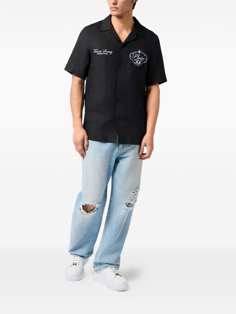 PHILIPP PLEIN Tennis Club embroidered shirt outlook