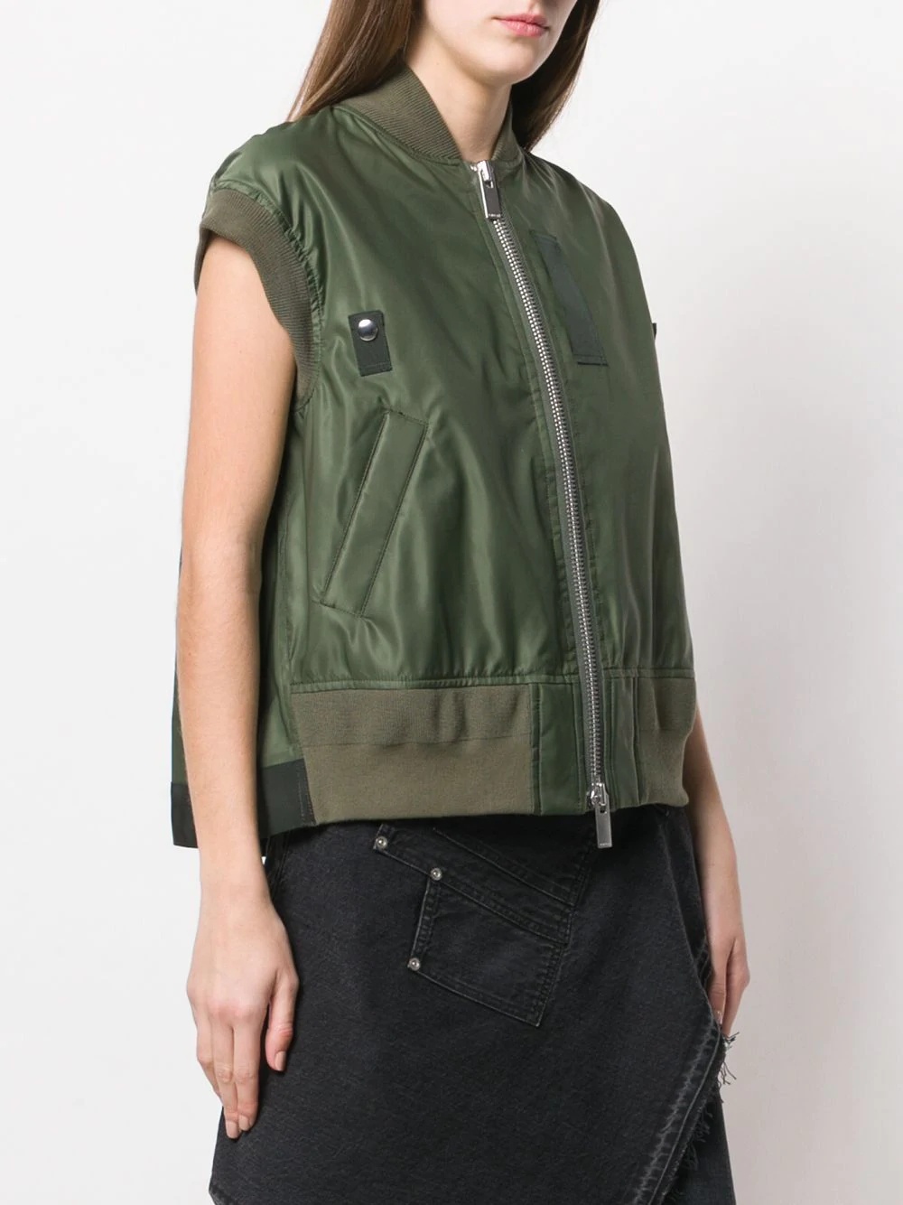 shortsleeved bomber jacket - 3