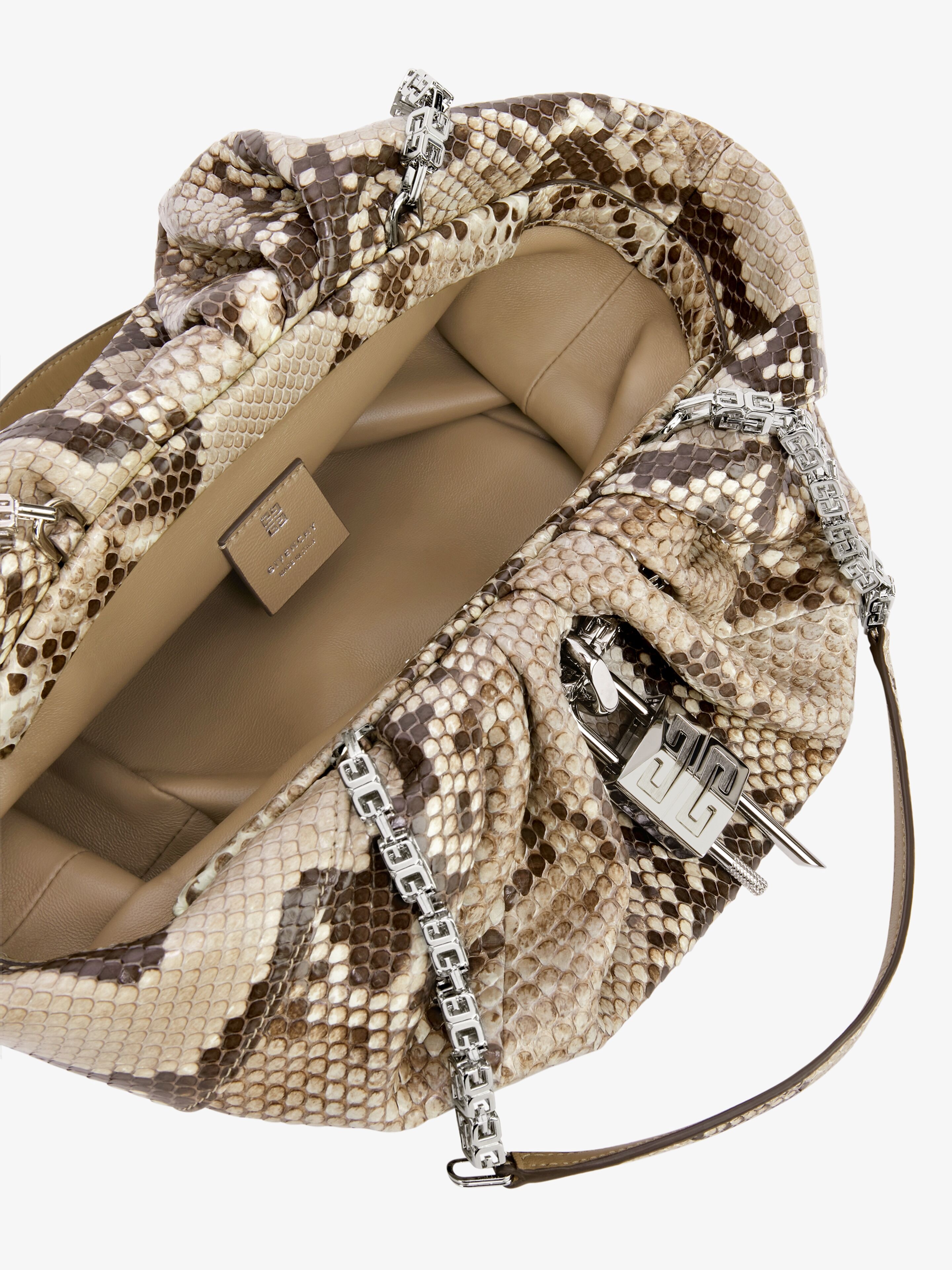 SMALL KENNY BAG IN PYTHON - 5
