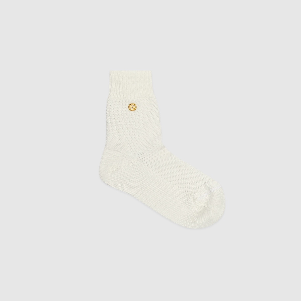 Cotton blend socks with Interlocking G - 1