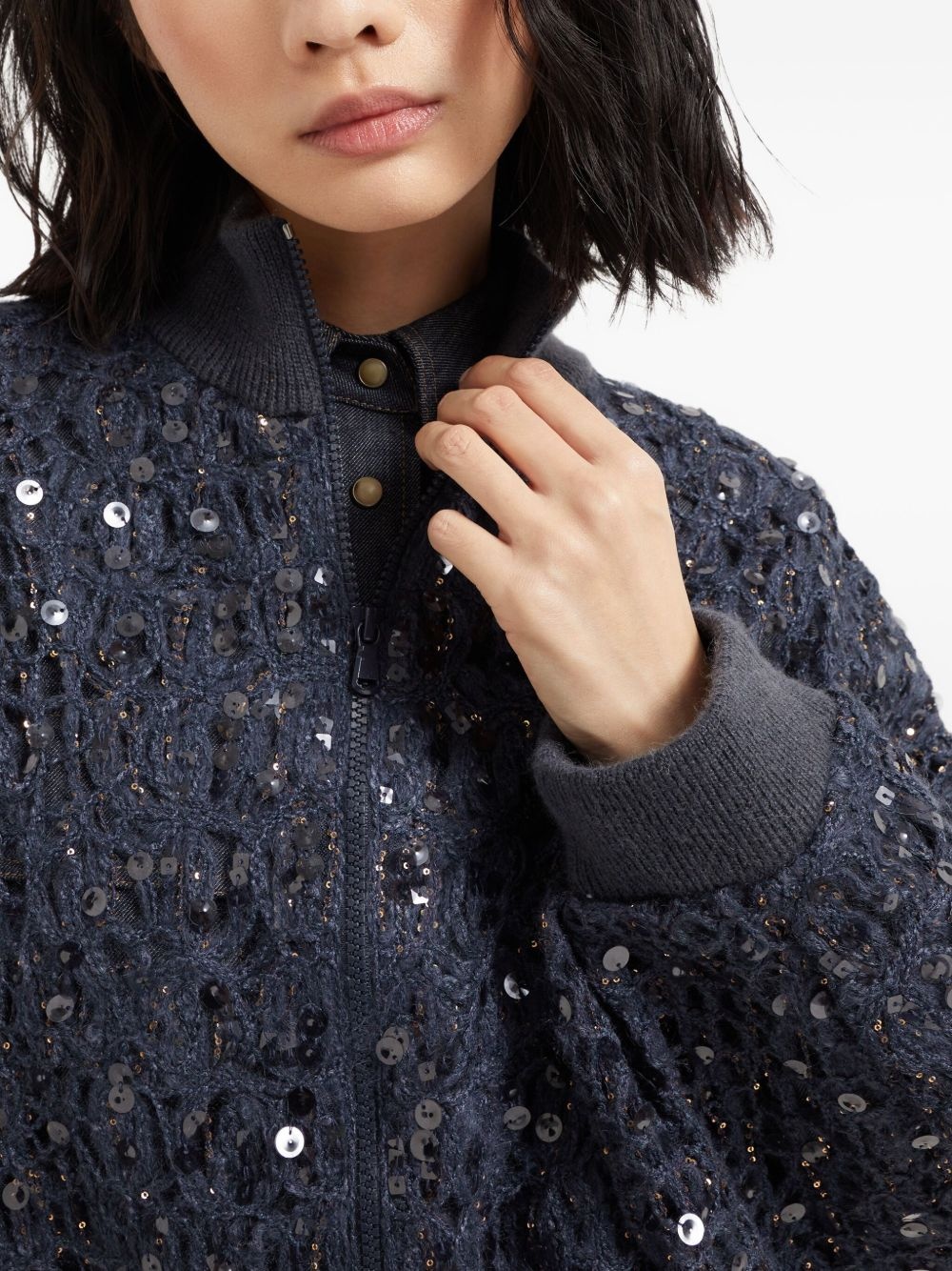 Dazzling embroidered cardigan - 5
