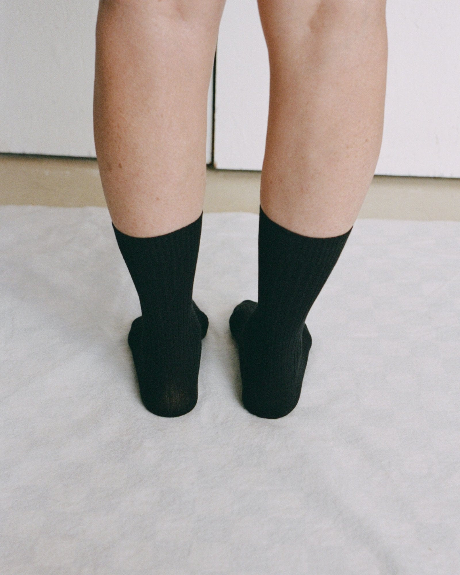 Rib Overankle Socks - Organic Cotton Rib - 3