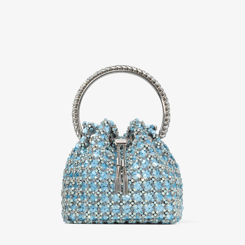 Atelier Bon Bon
Dusty Blue Satin Floral Sequin & Crystal Bag 1