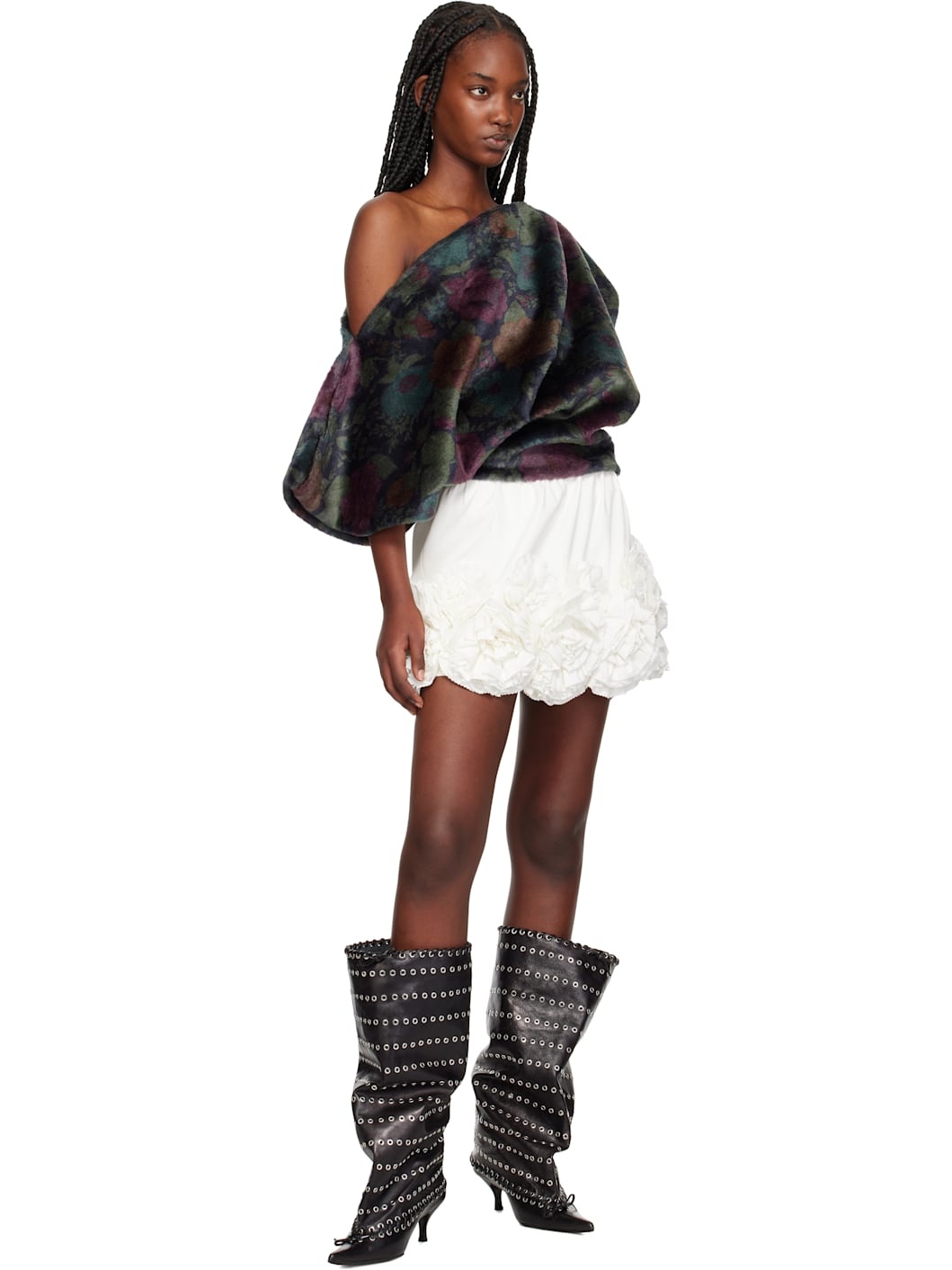 Black Grommet Level Boots - 5