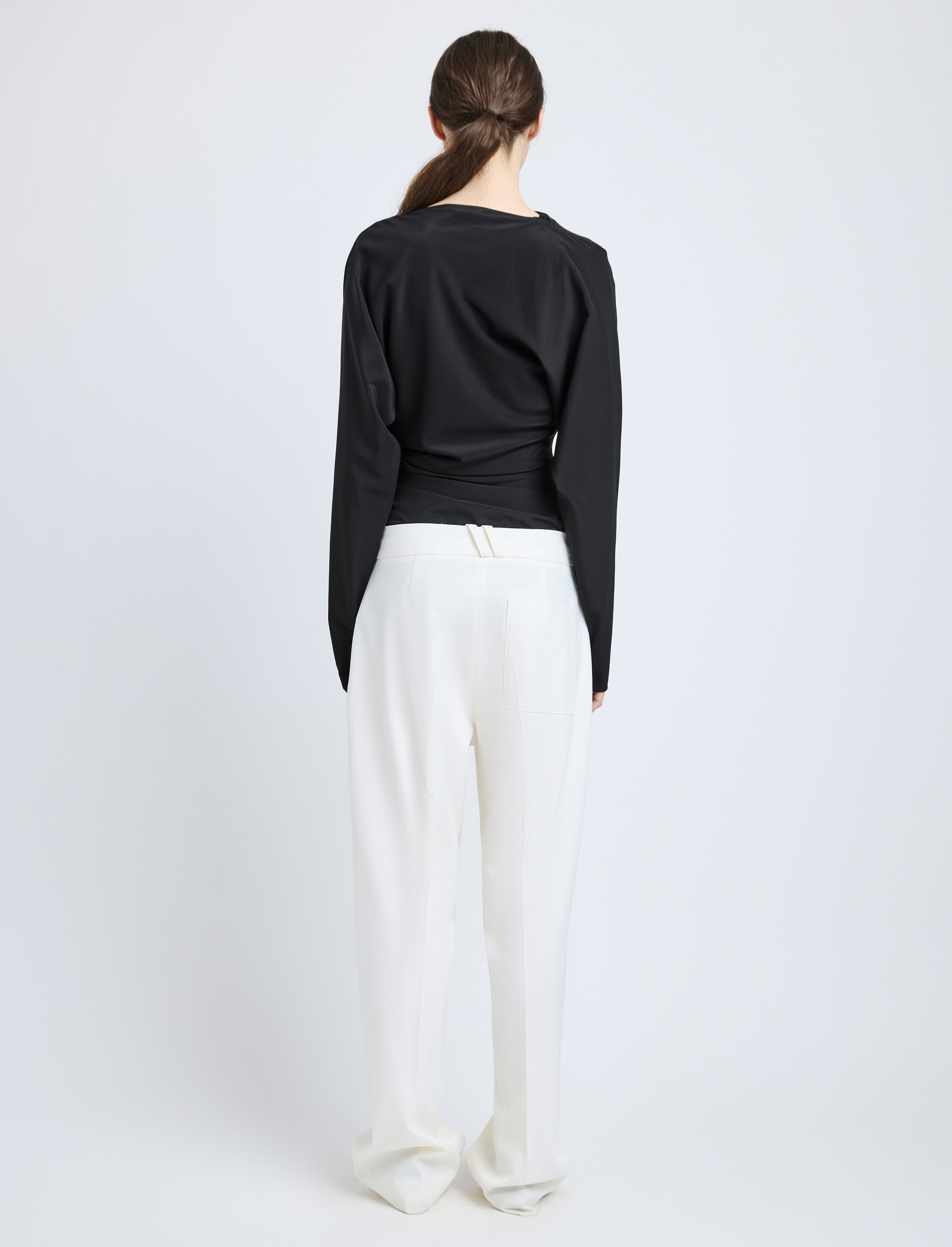 Keegan Top in Stretch Silk Viscose - 5