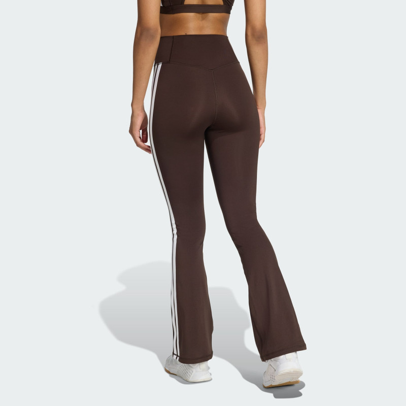 Optimé Essentials 3-Stripes Flared Leggings 3