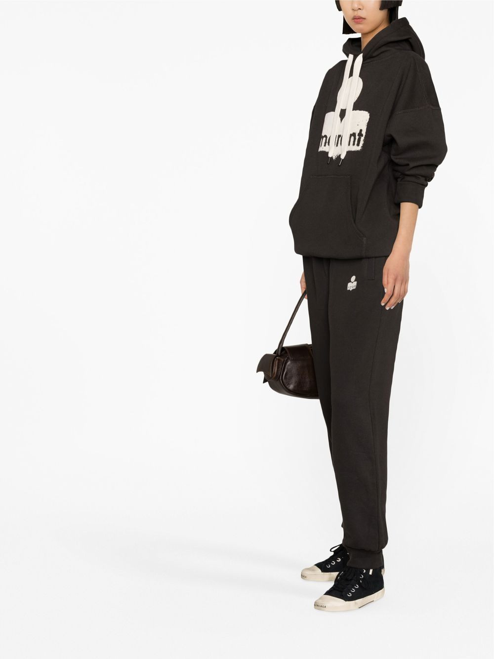 logo-print hoodie - 3