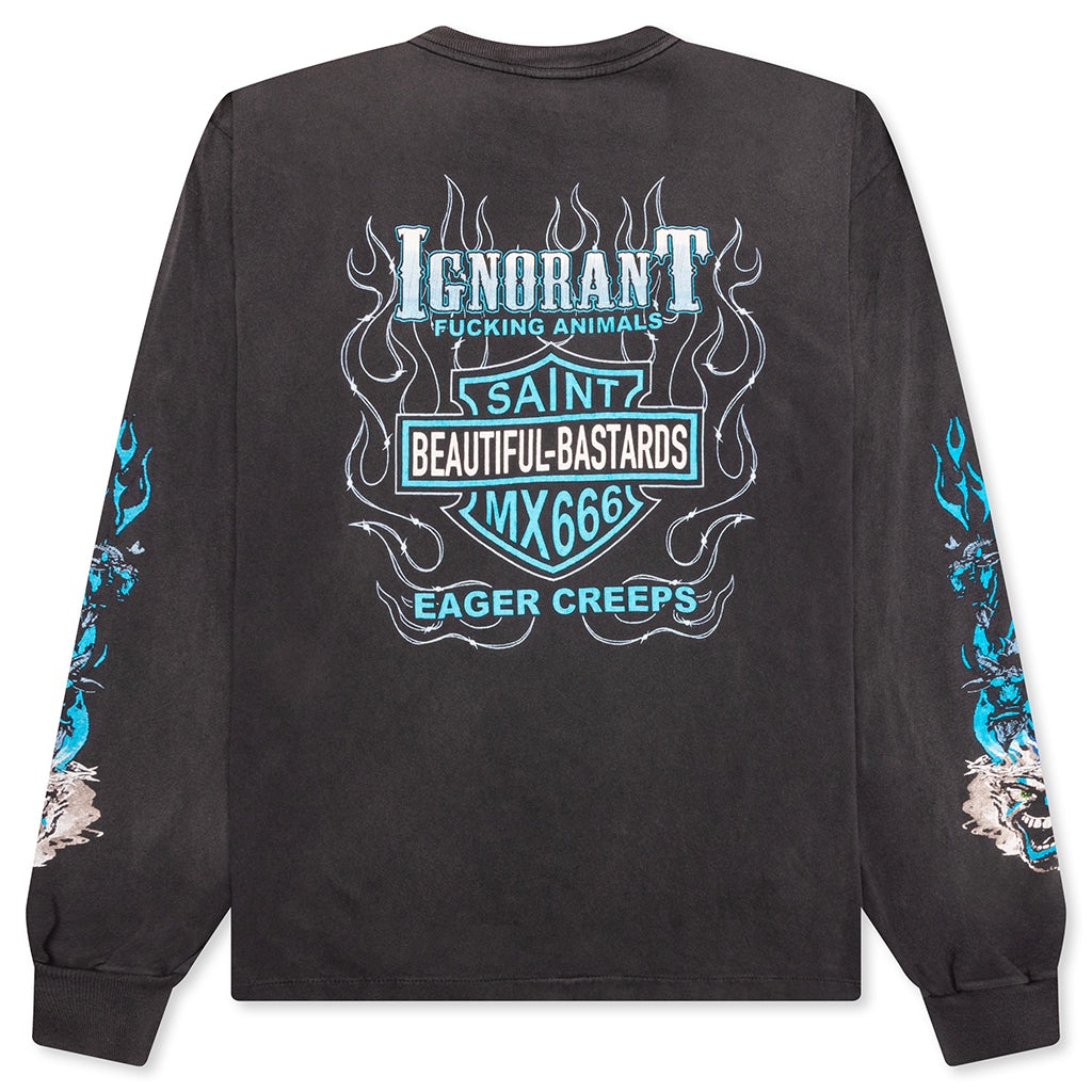 BEAUTIFUL BASTARDS L/S TEE - BLACK - 2