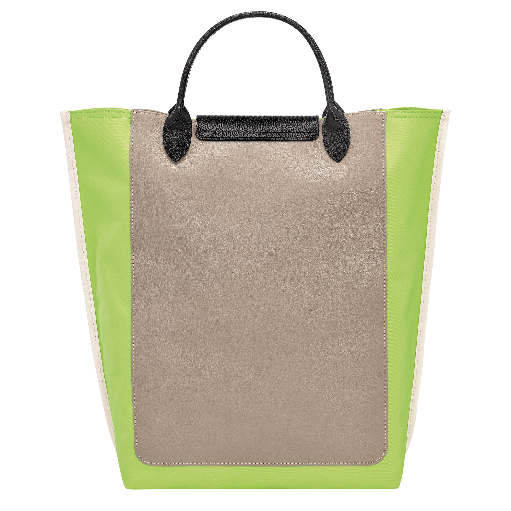 Cabas Longchamp M Tote bag Green Light - Canvas - 4