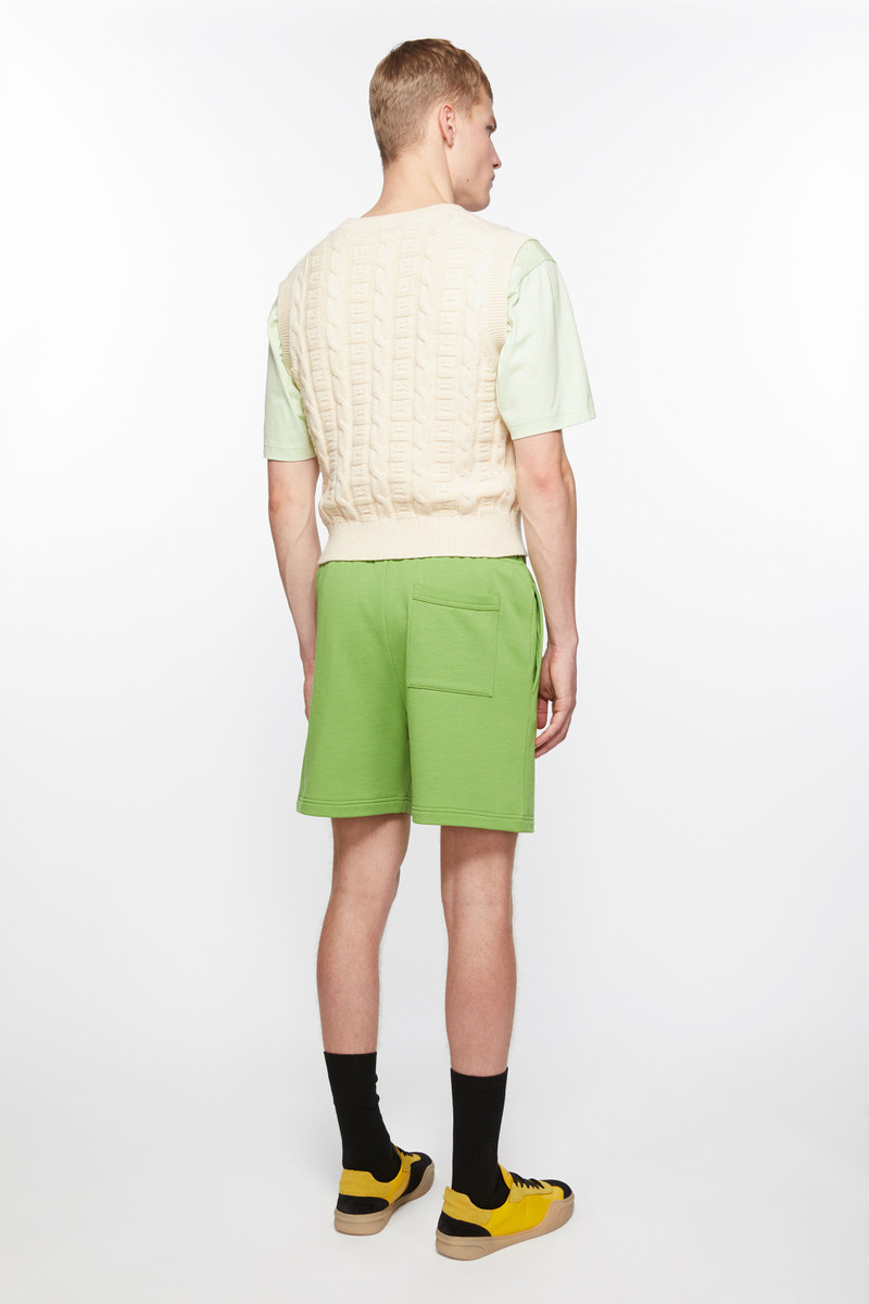 Fleece shorts - Herb green 3