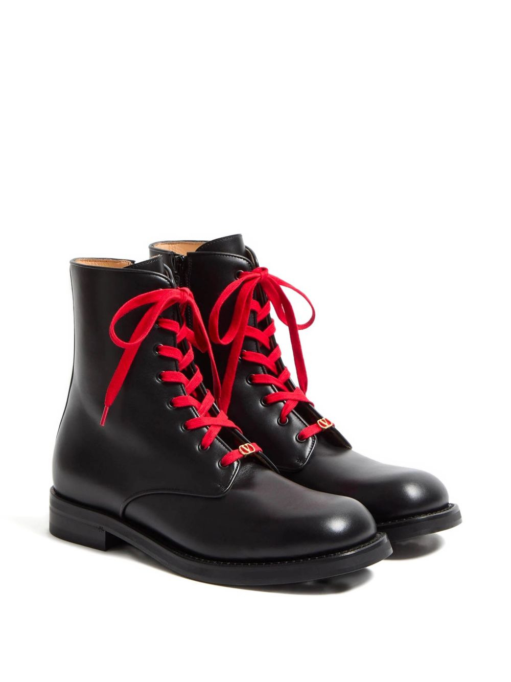 lace-up leather boots - 2
