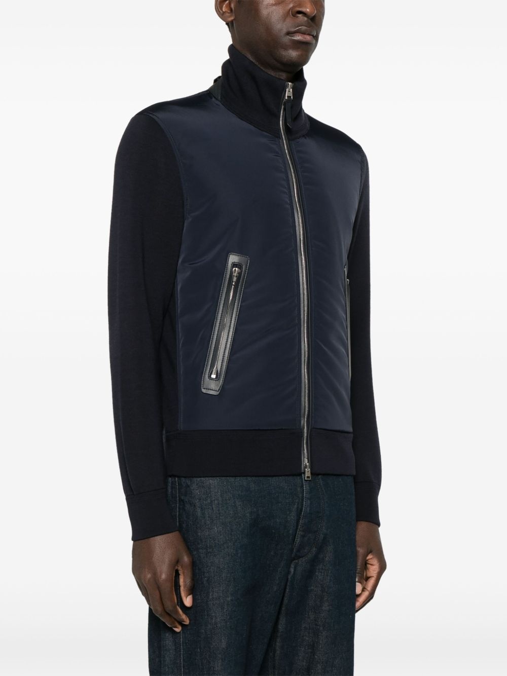 Tom Ford Men Wool Zipped Sweater - 5