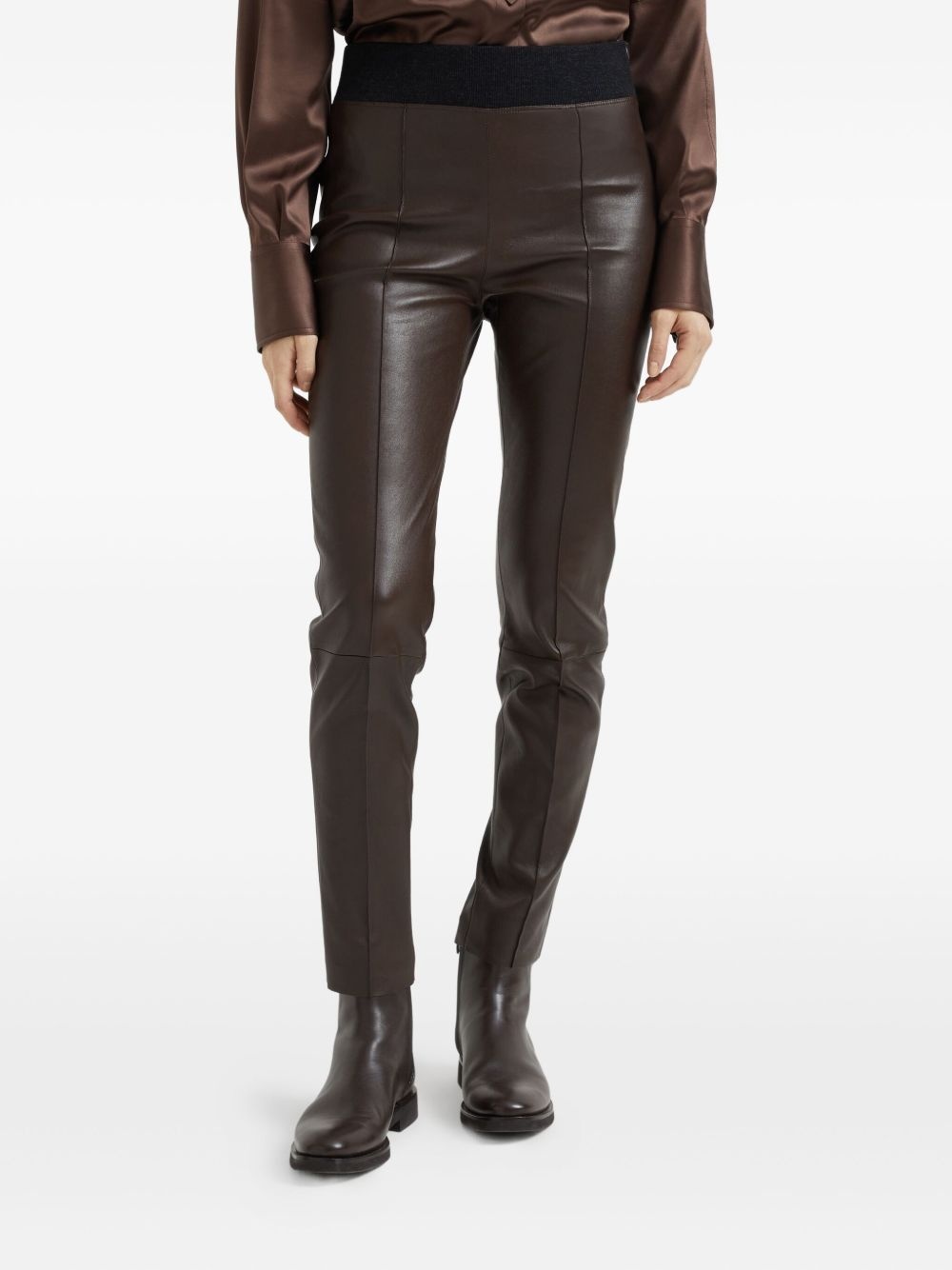 leather leggings - 3