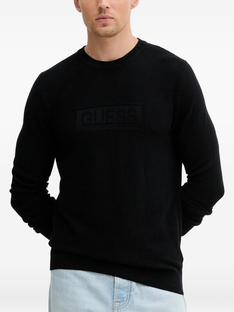 Harrison logo-lettering sweater 1
