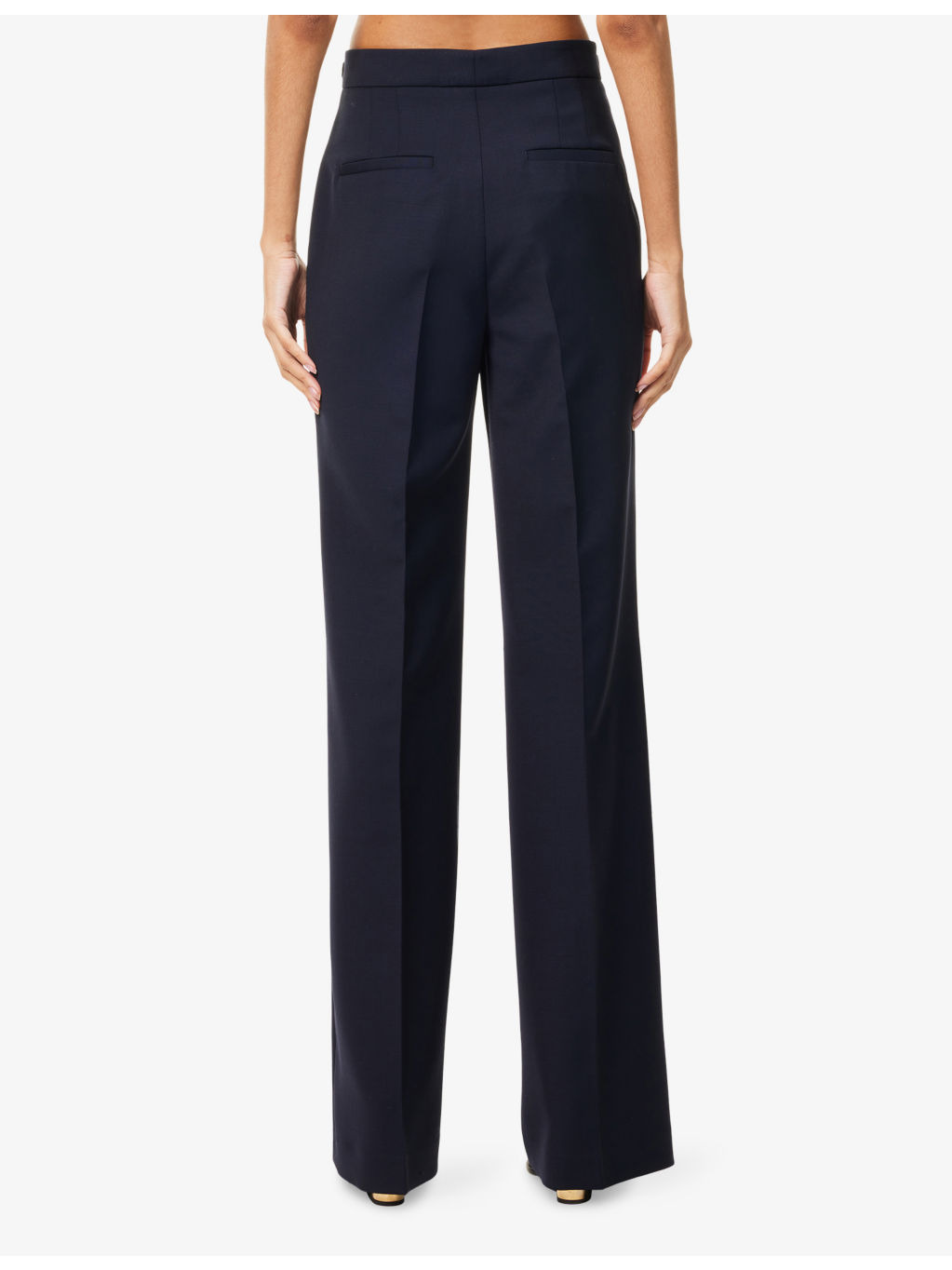 Vesta Flared Wool Trousers - 4