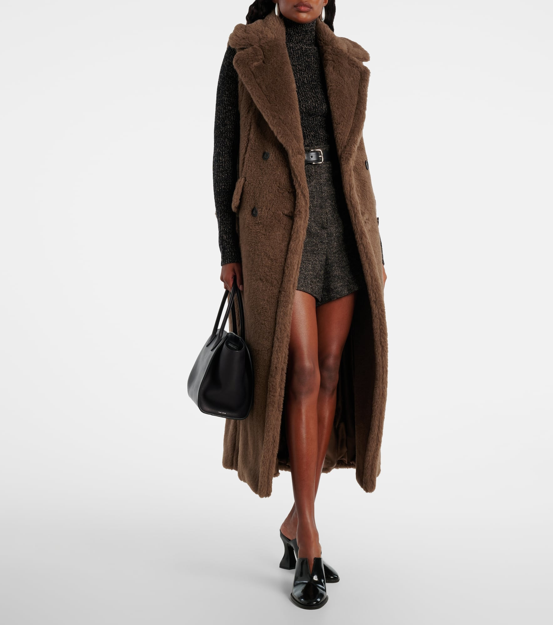 Alpaca, wool, and silk Teddy coat - 2