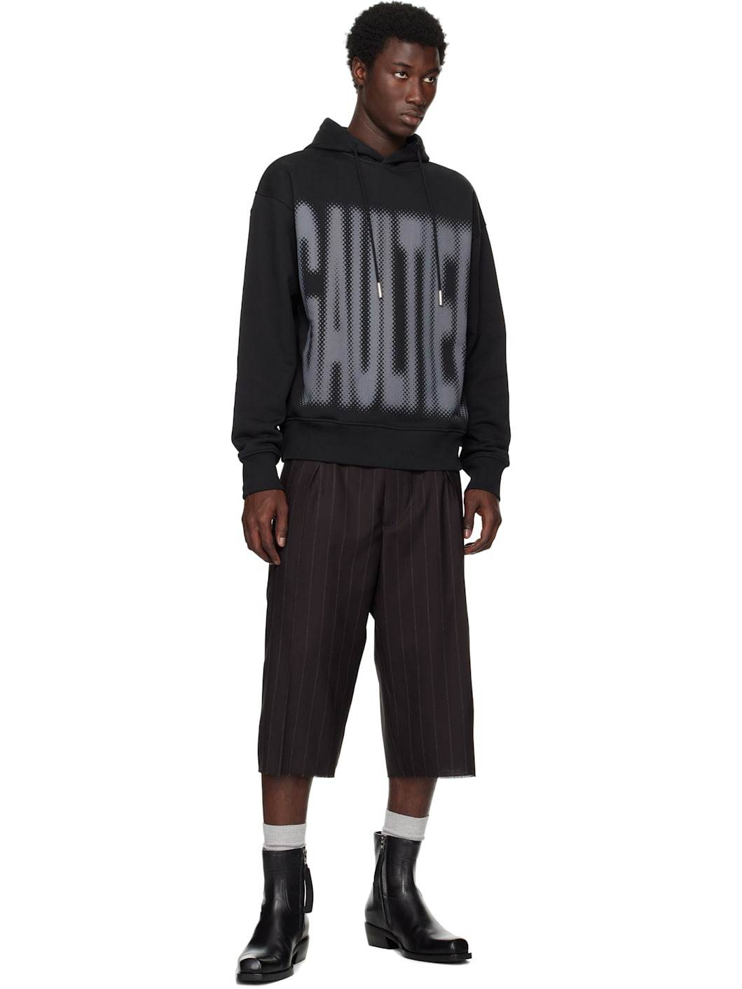Black 'The Gaultier' Hoodie - 4