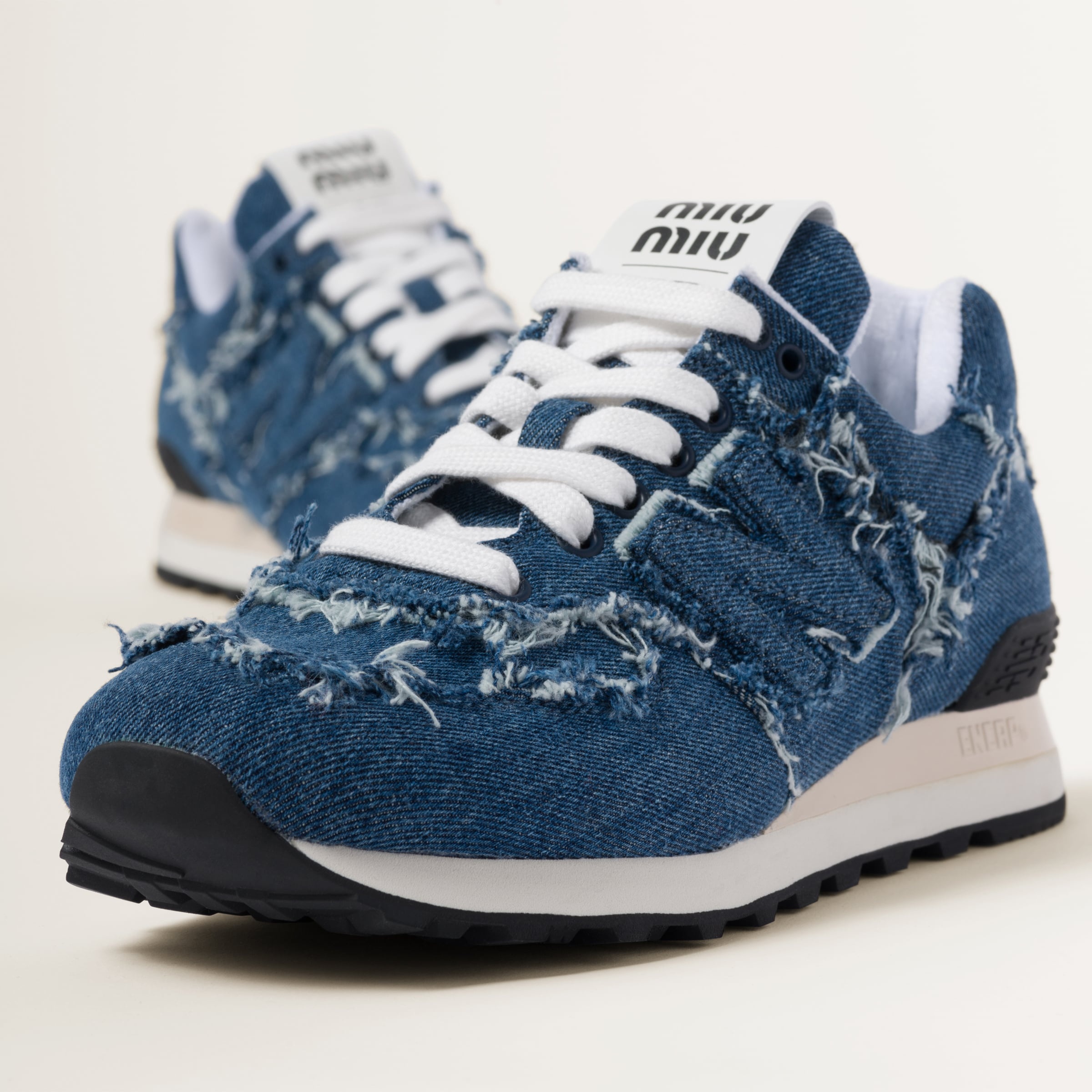 New Balance 574 x Miu Miu denim sneakers - 4