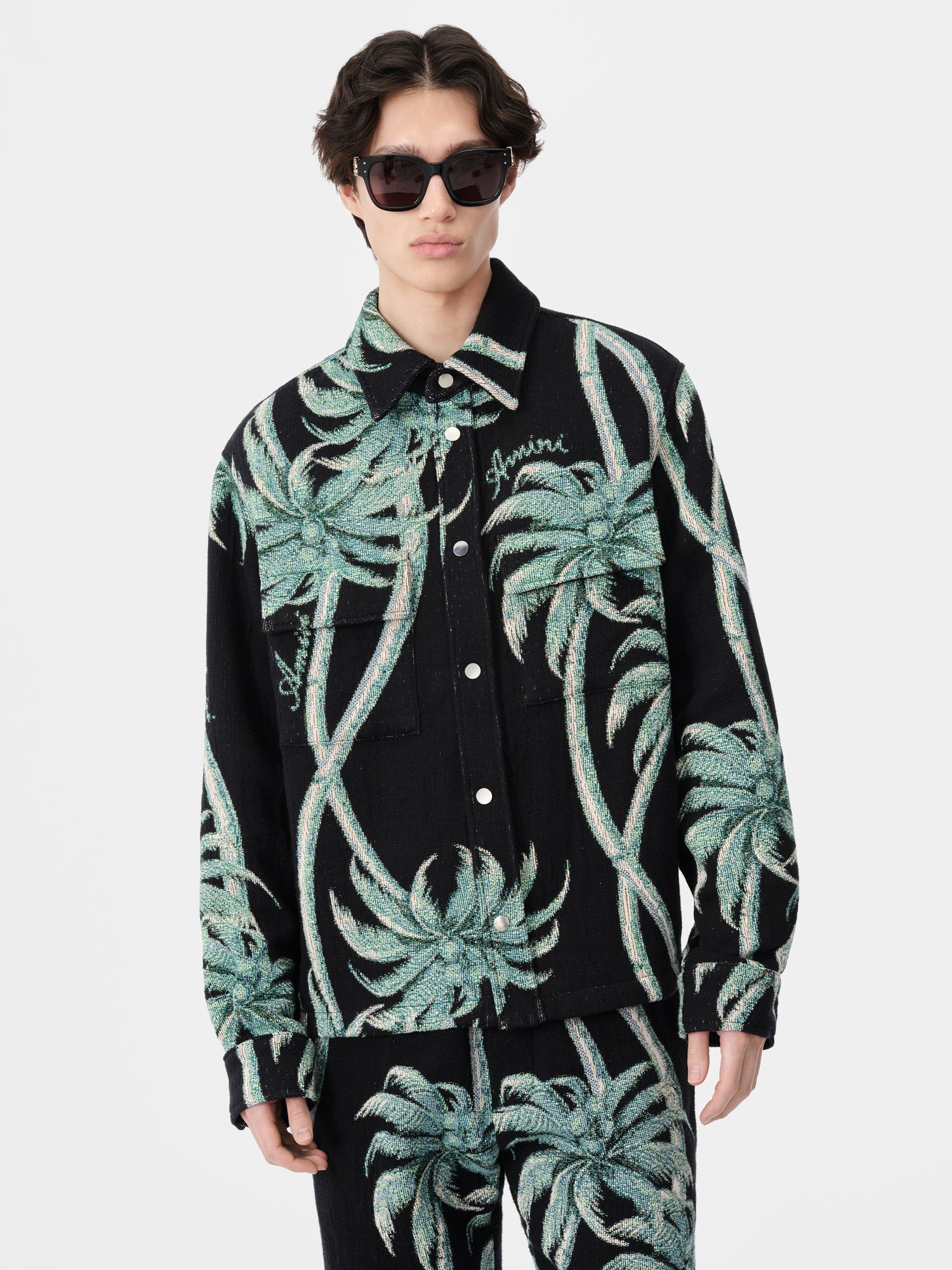 TWISTED PALMS TAPESTRY OVERSHIRT - 3