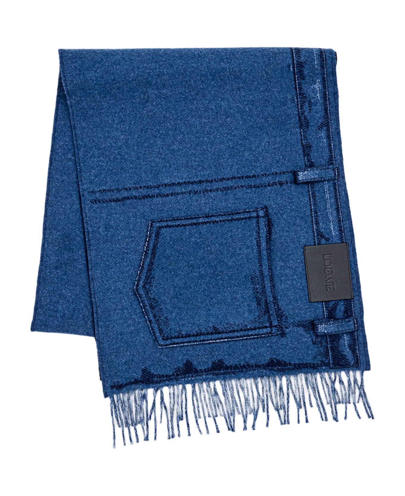 Scarf Made Of A Double-faced Wool And Cashmere Blend. - 1