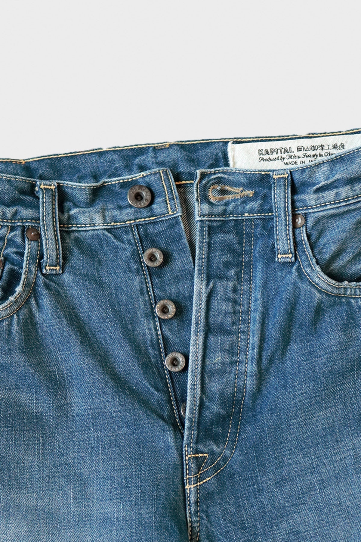 14oz Denim TH Straight - Midtone - 3