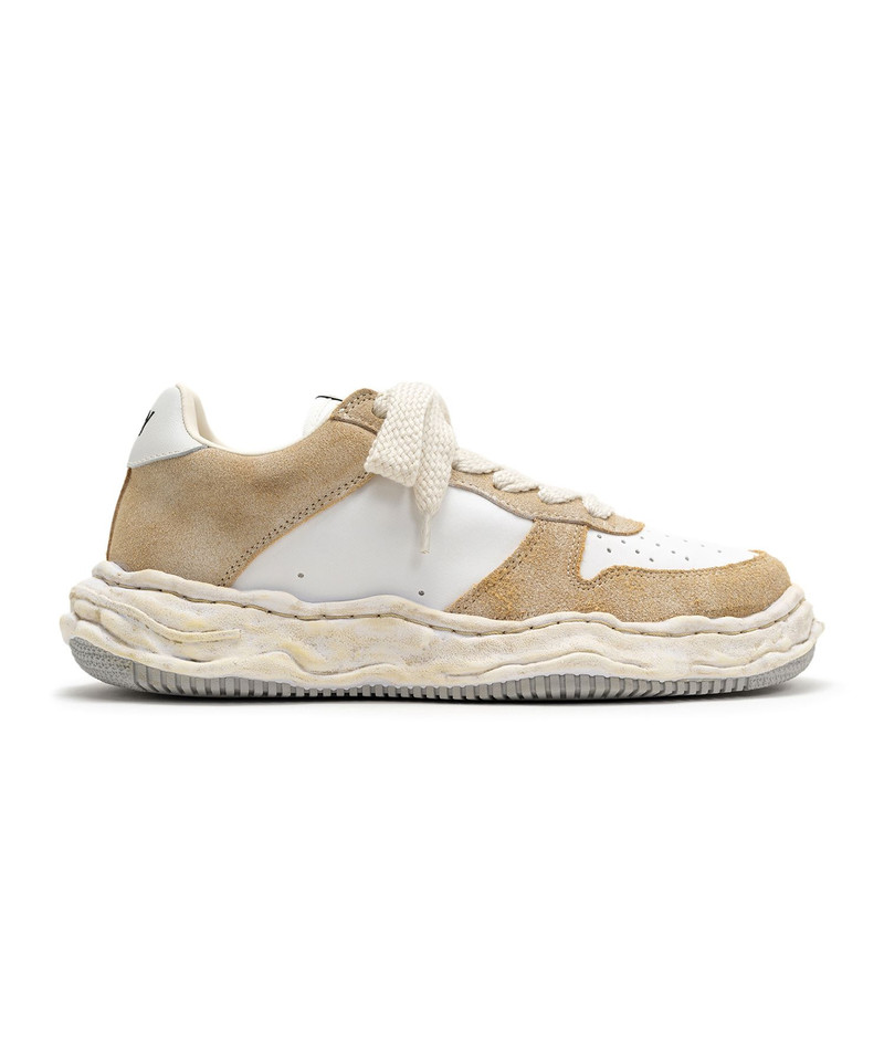 "WAYNE" OG Sole Mix Material Low-top Sneaker 5