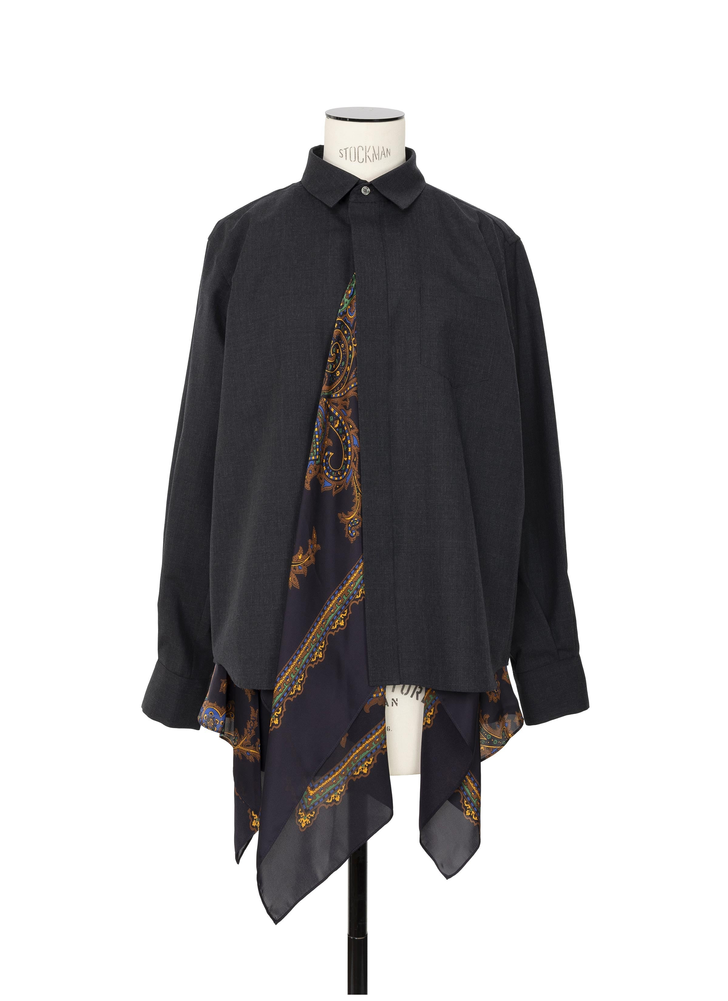Suiting x Paisley Print Shirt - 1