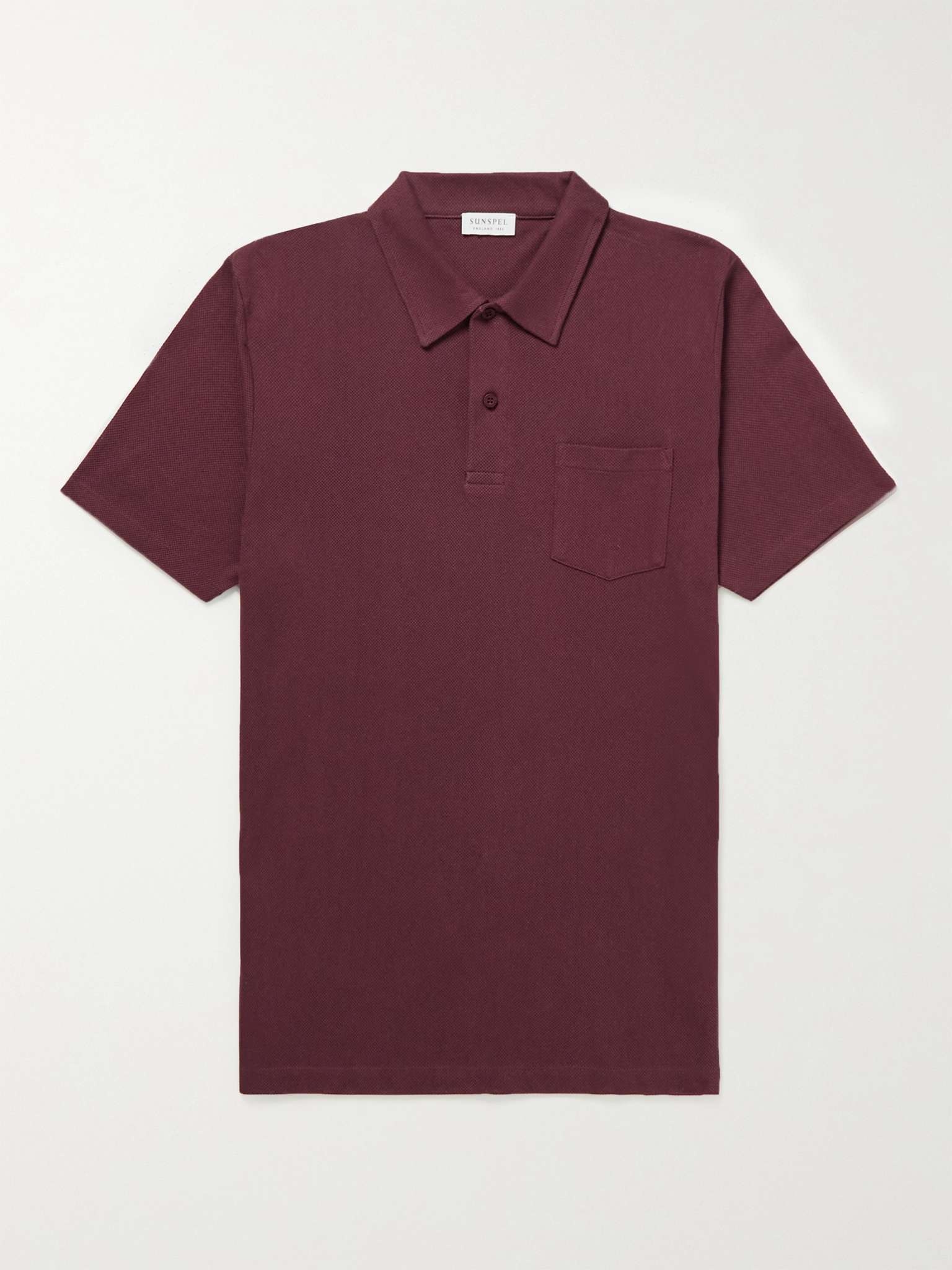 Riviera Cotton-Mesh Polo Shirt - 1