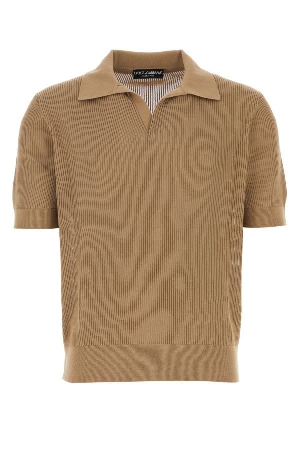 Biscuit cotton polo shirt - 1