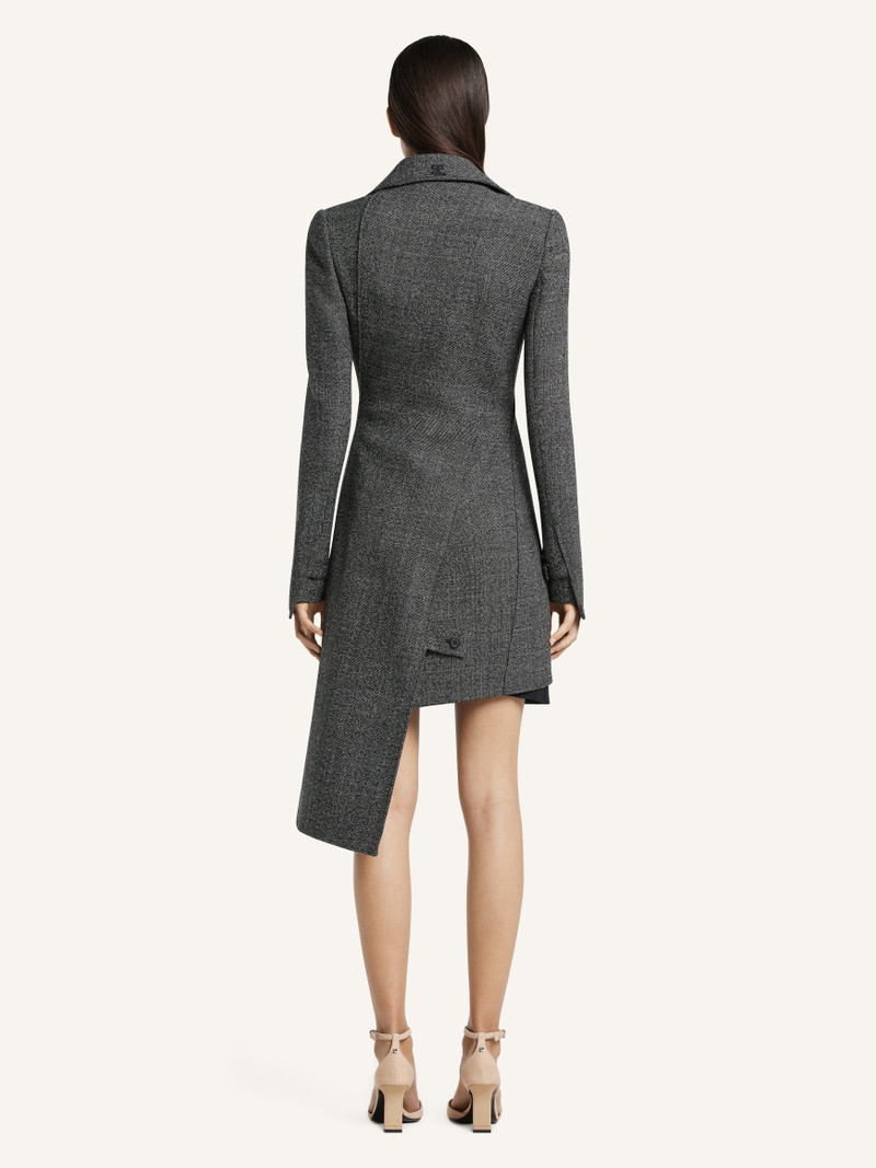 OBLIQUE CAVIAR COAT 4