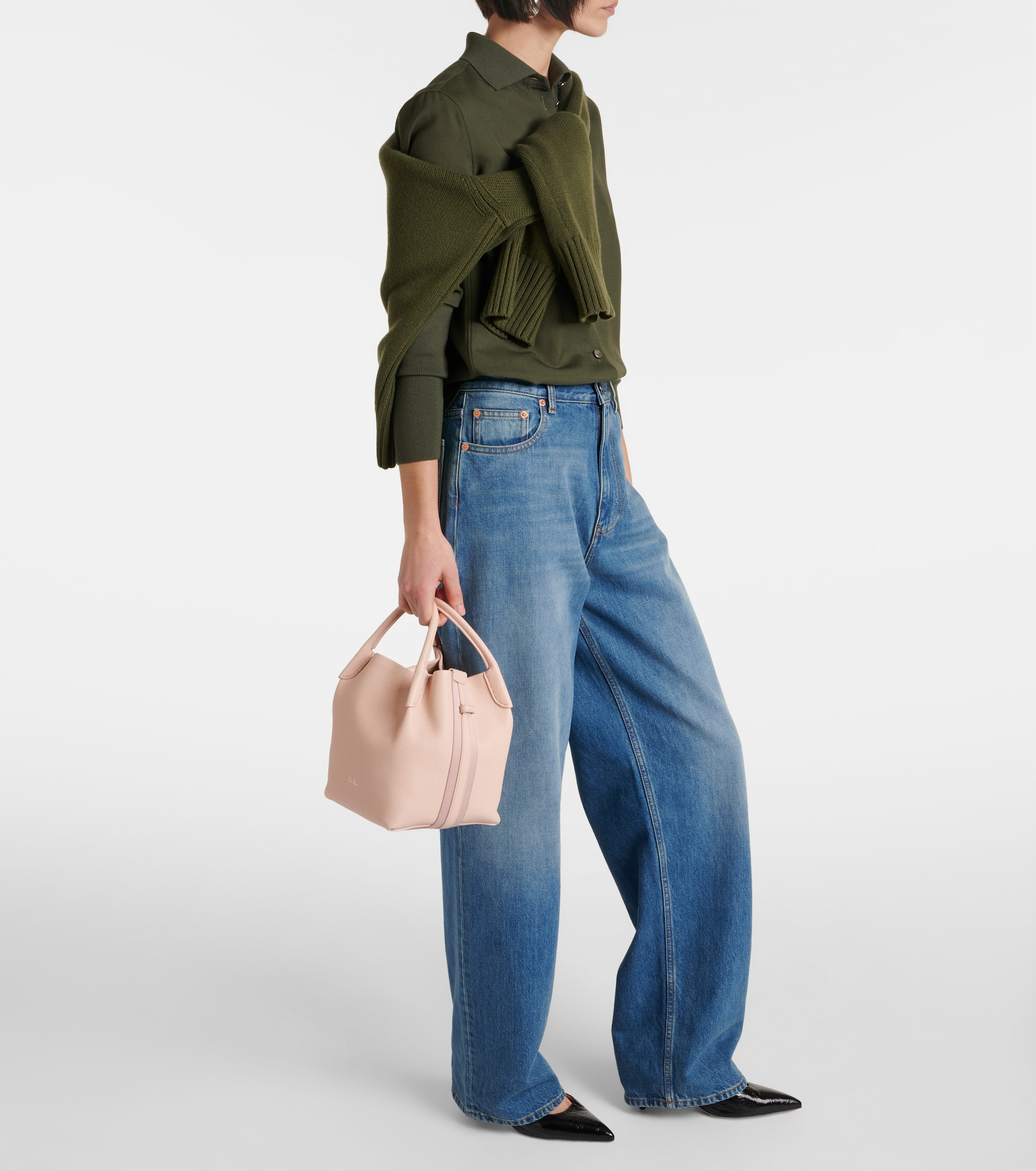 Bale Small leather tote bag - 5