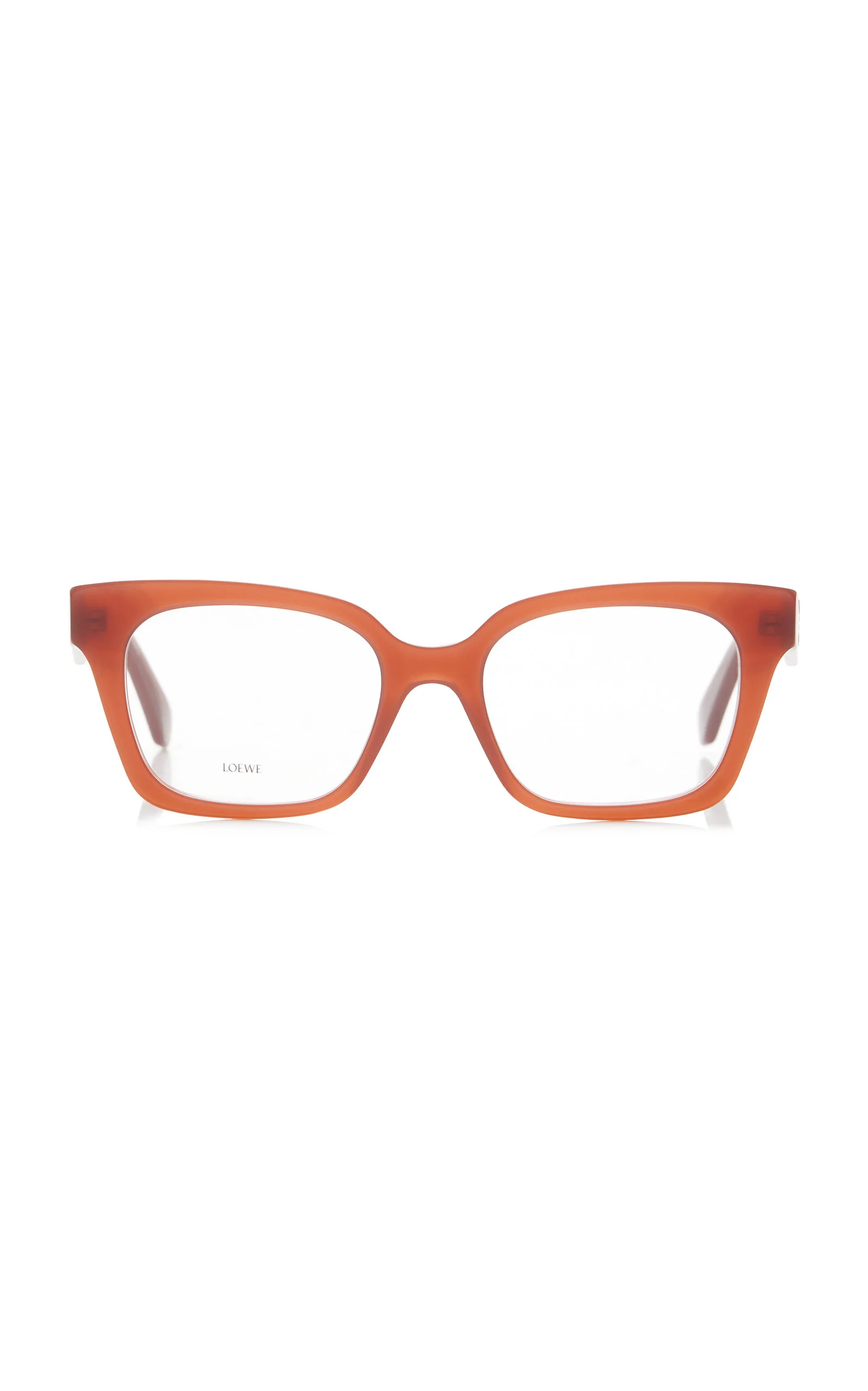 Square-Frame Acetate Glasses pink - 1