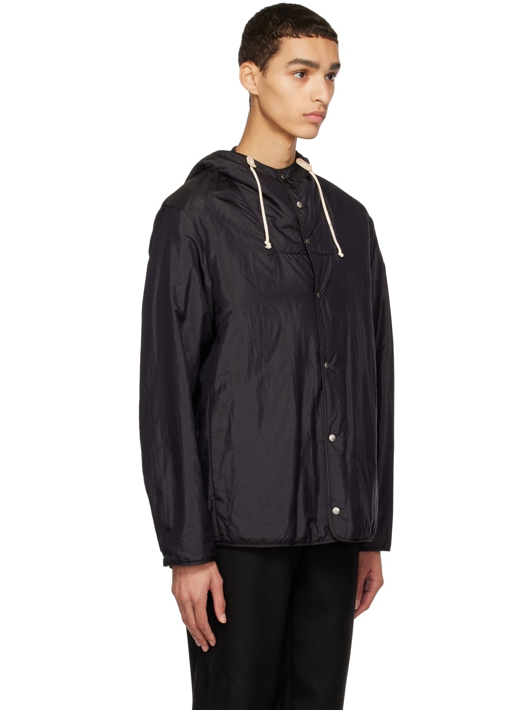 Navy Drawstring Jacket - 2