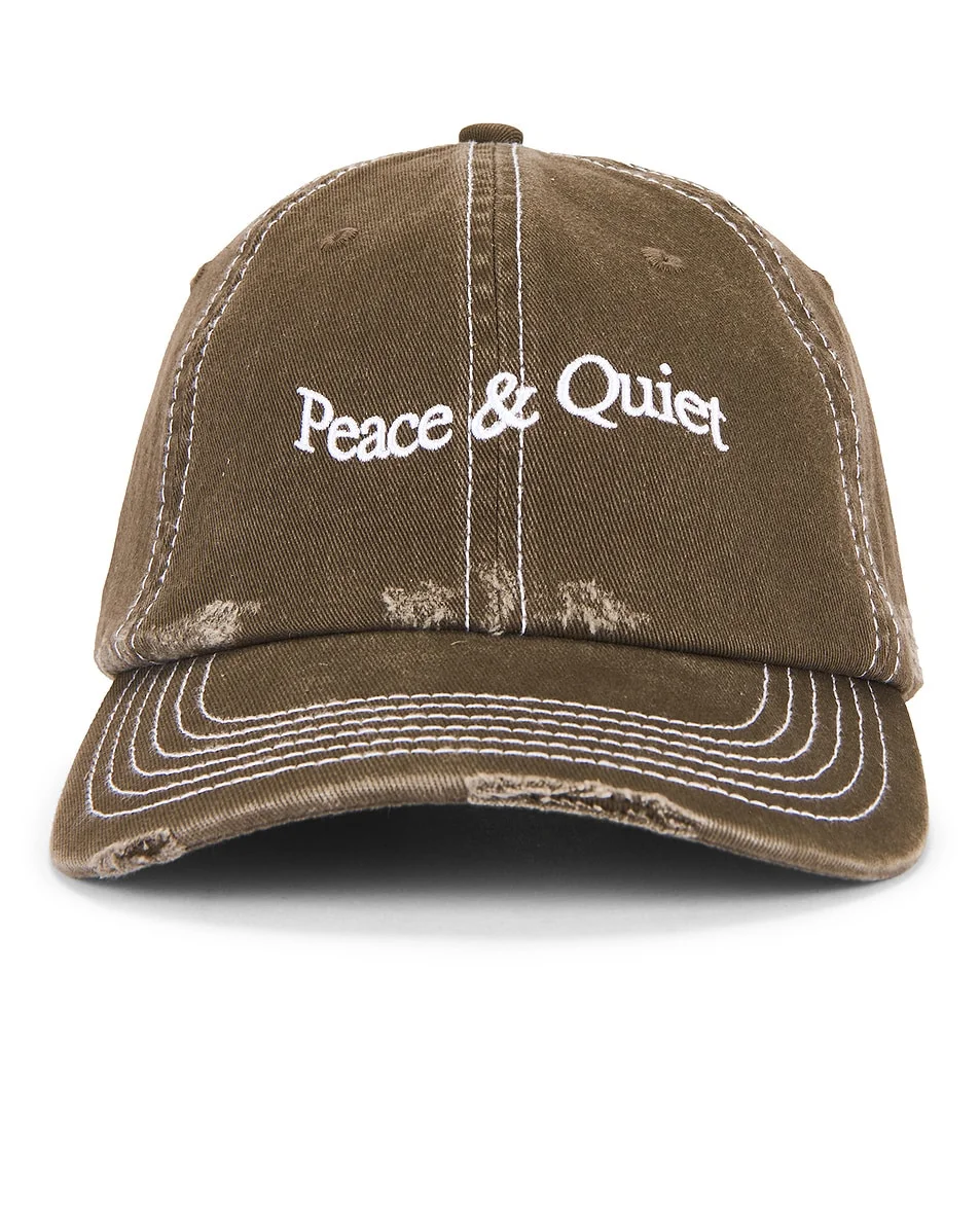 Wordmark Reverse Stitched Dad Hat - 1