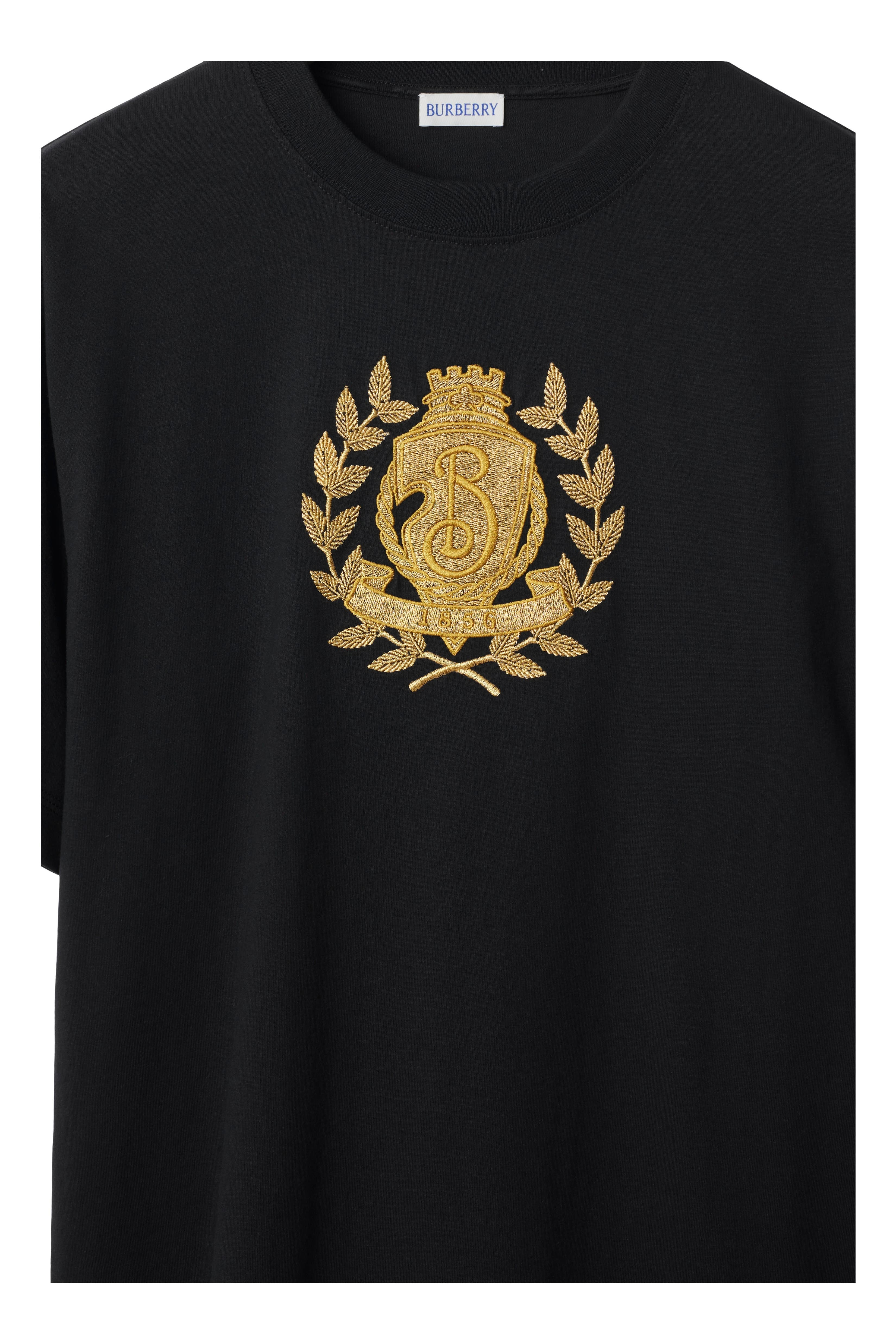 burberry B Crest Cotton T-shirt in Black at Nordstrom - 6
