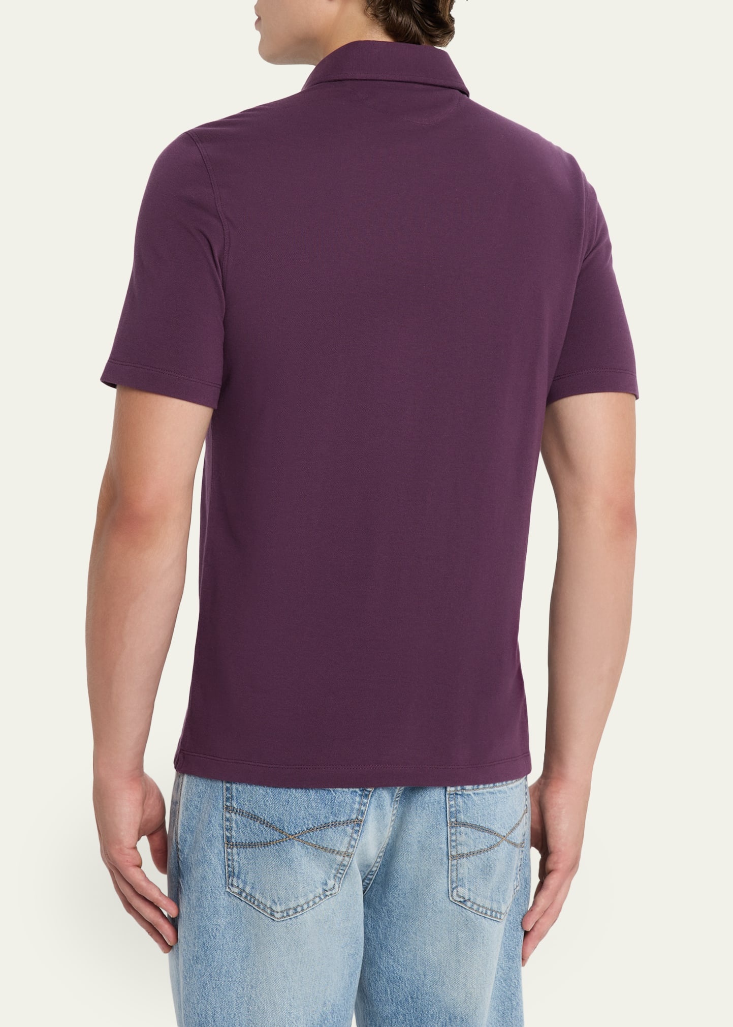 Men's Cotton Pique Polo Shirt - 3