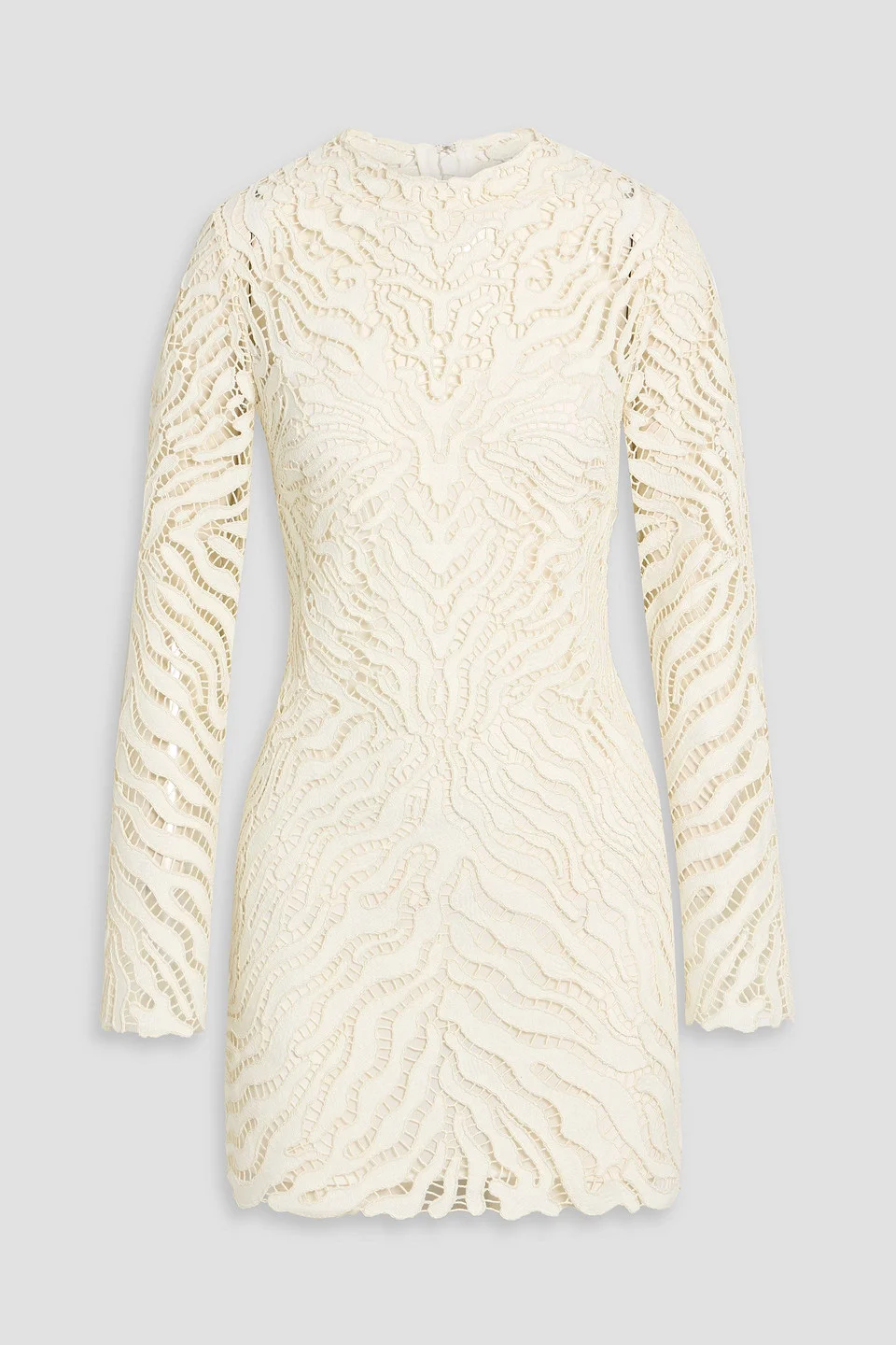 Corded lace mini dress - 1