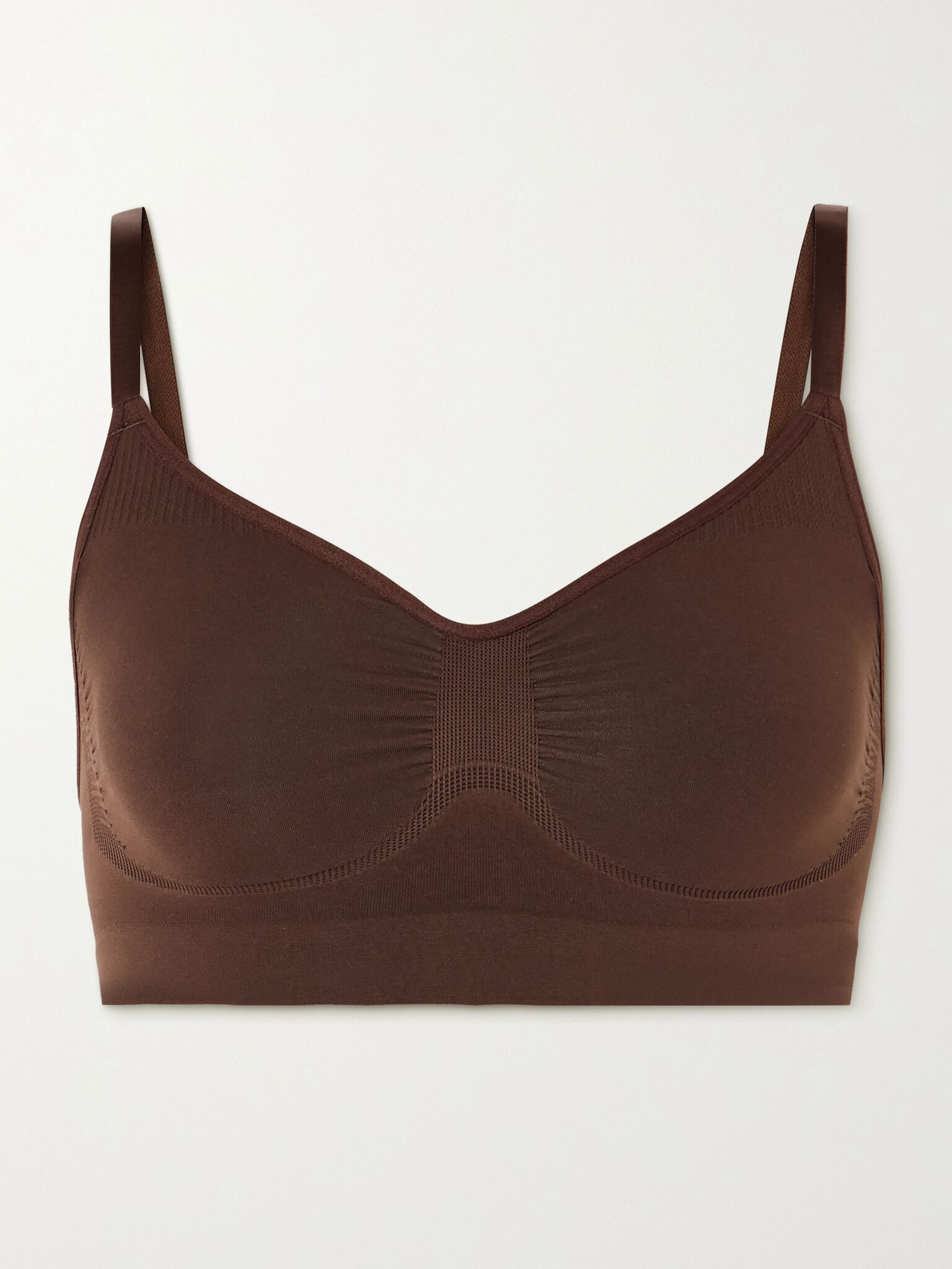 Seamless Sculpt Bralette - Cocoa Brown - 1